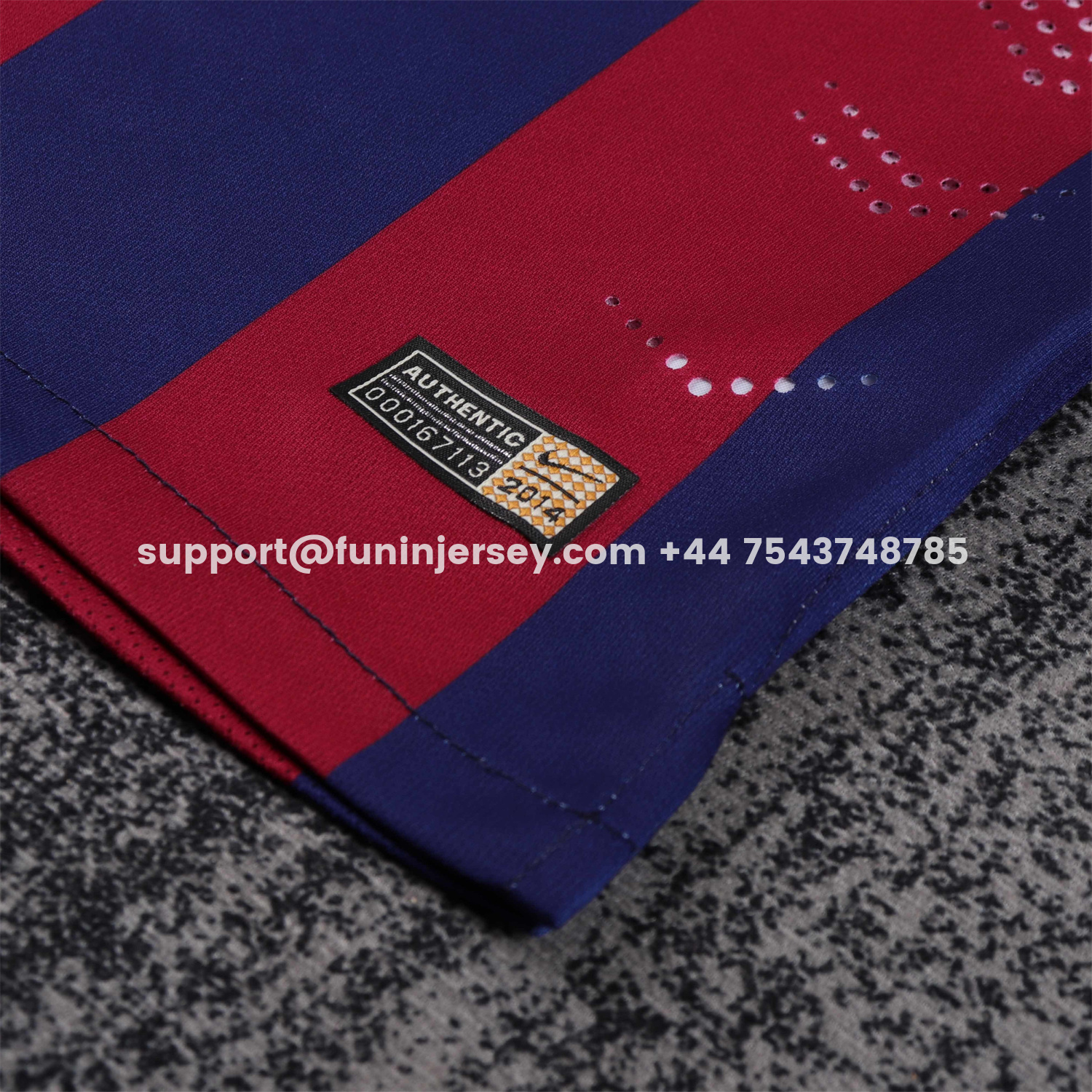 Funinjersey-Retro Barcelona 2014-15 Home Kids Kit