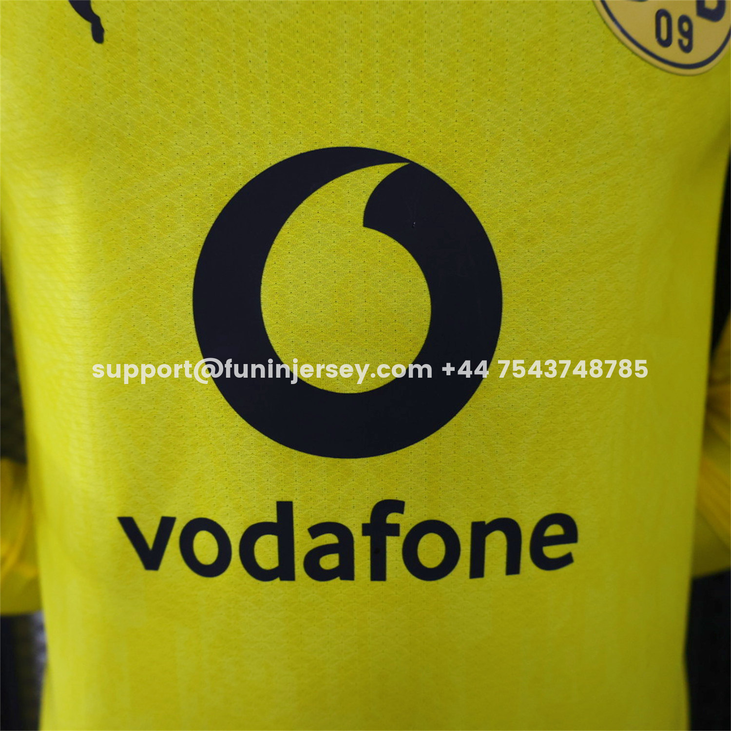 Funinjersey-Dortmund 26-27 Home Long Sleeves Jersey - Player Version