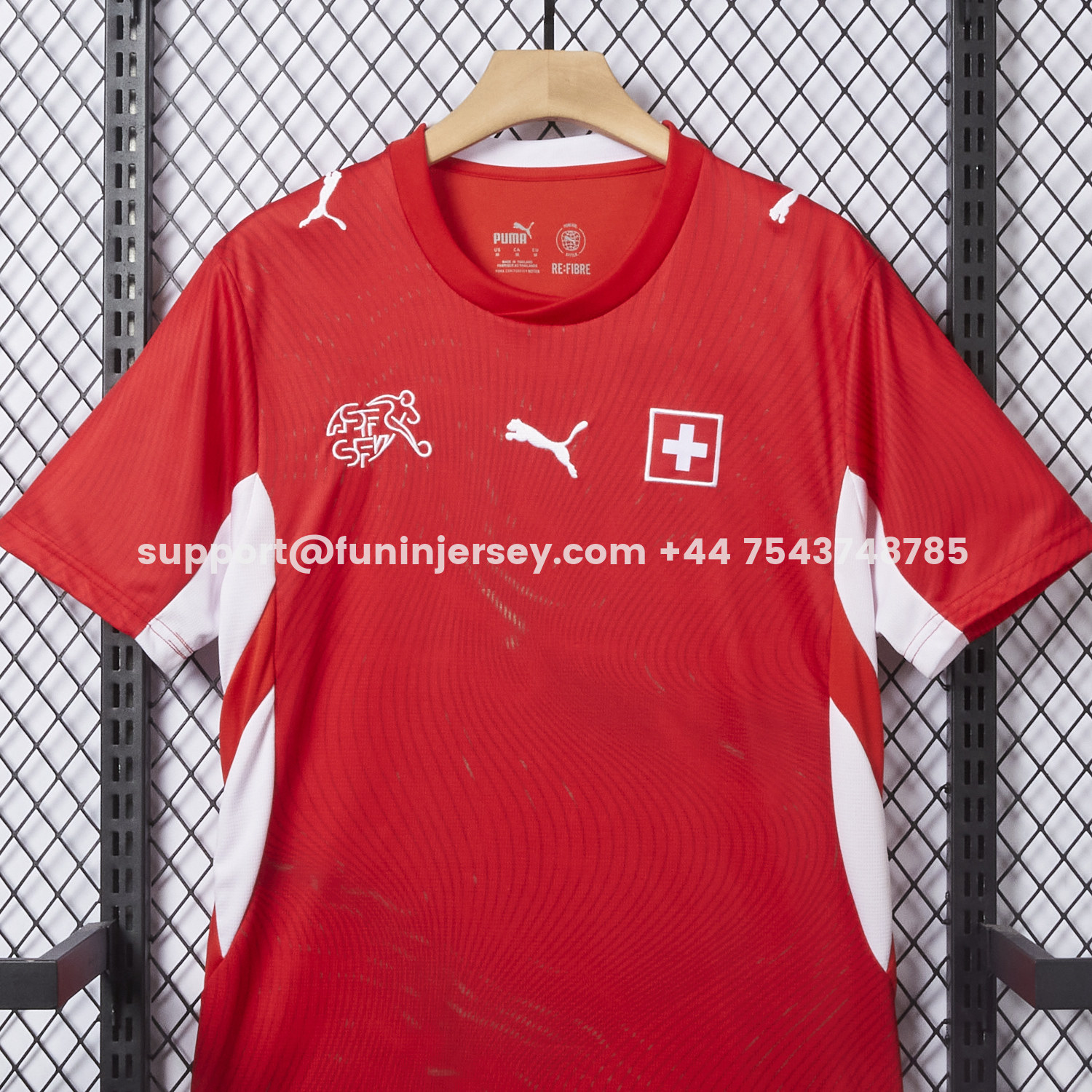 Funinjersey-Switzerland 2026 Home Red Jersey - Fans Version