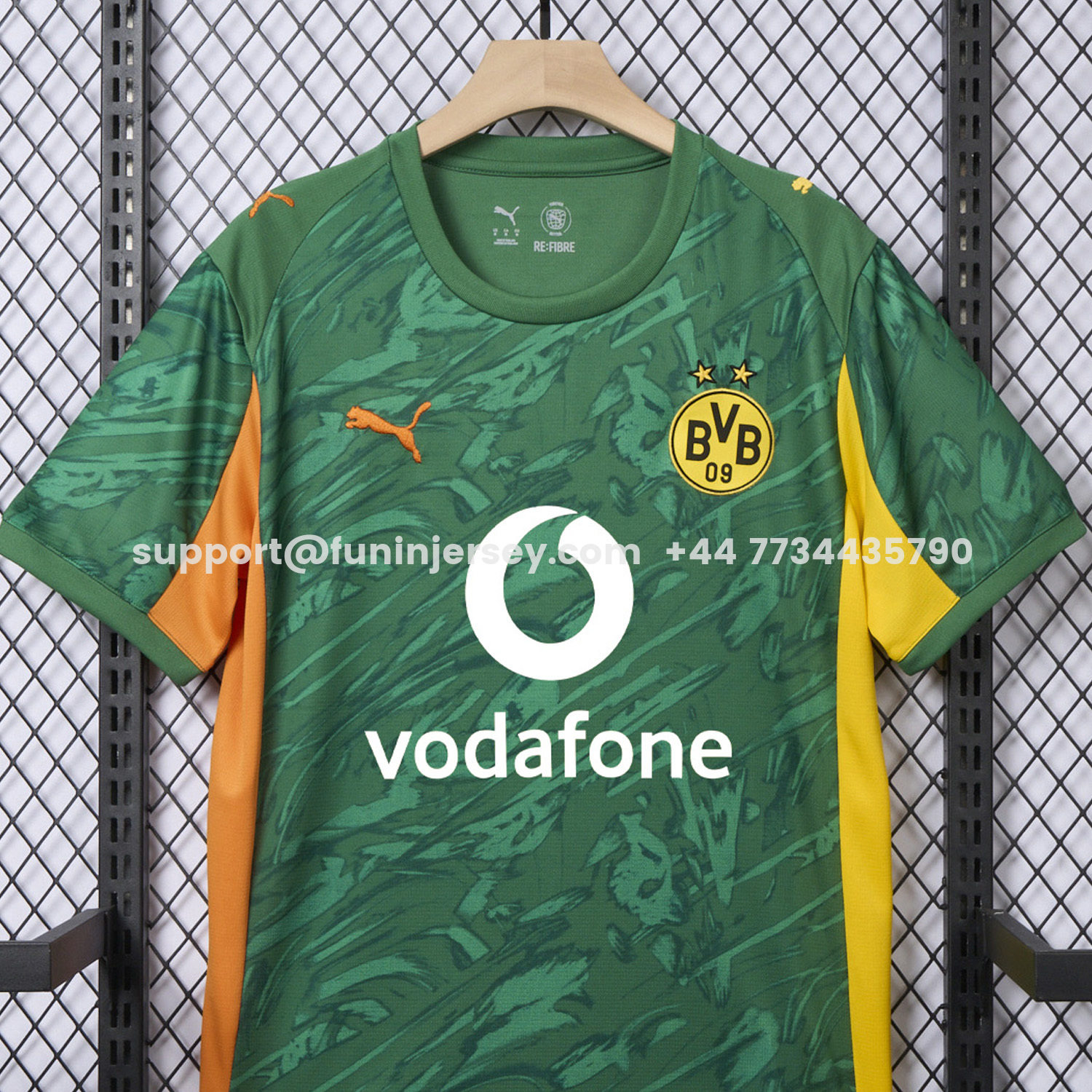 Funinjersey-Dortmund 25-26 Green Goalkeeper Jersey - Fans Version