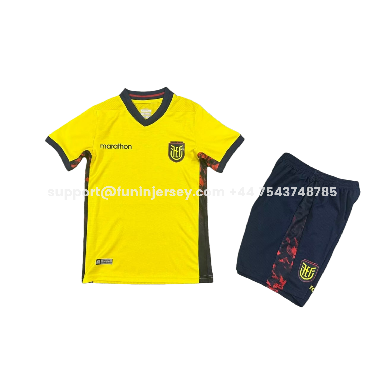 Funinjersey-Ecuador 2026 Home Kids Kit