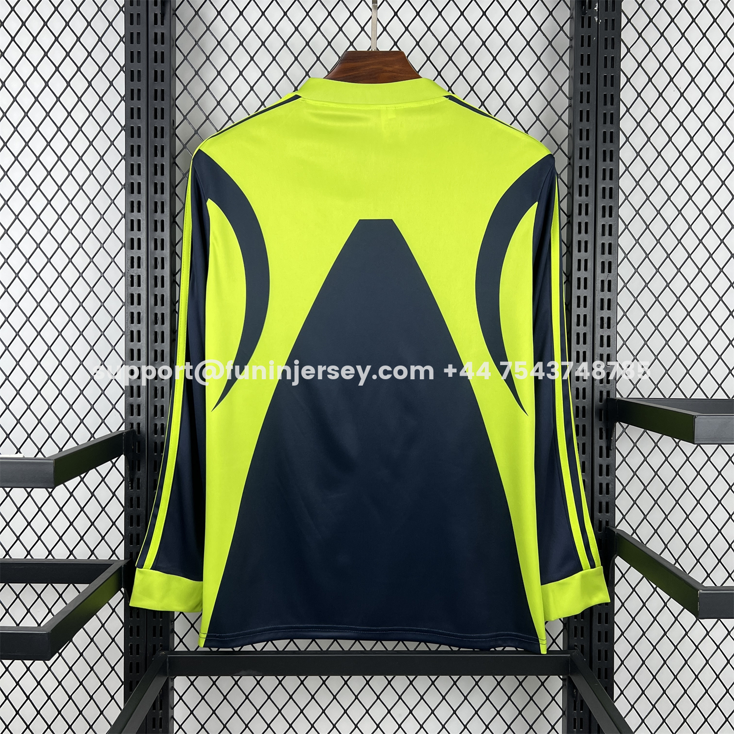 Funinjersey-Retro Real Madrid 1999-00 Green Goalkeeper Long Sleeves Jersey