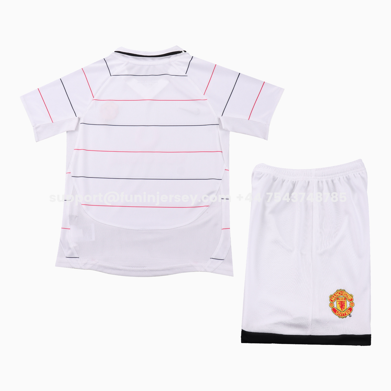 Funinjersey-Retro Manchester United 2003-05 Away Kids Kit