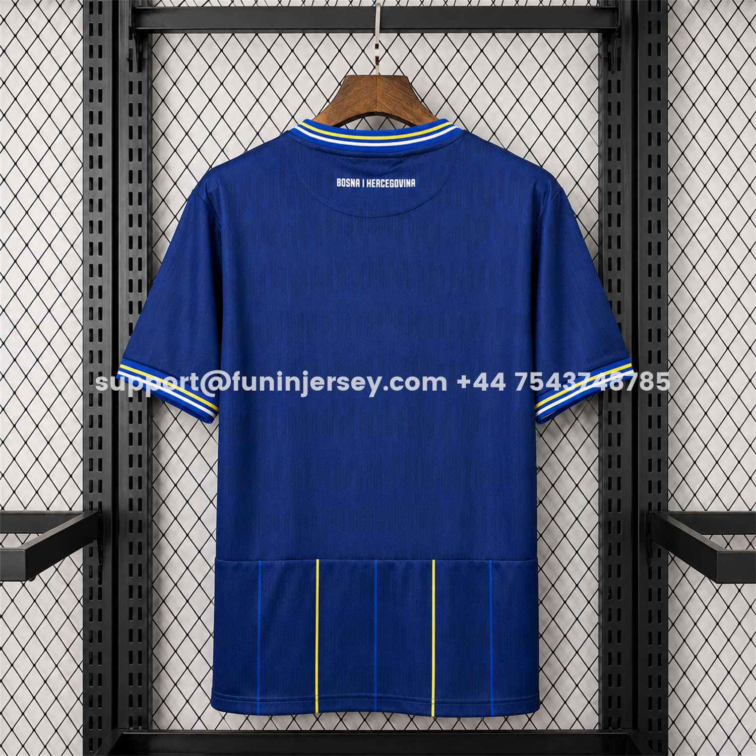 Funinjersey-Bosnia and Herzegovina 2026 Home Blue Jersey - Fans Version
