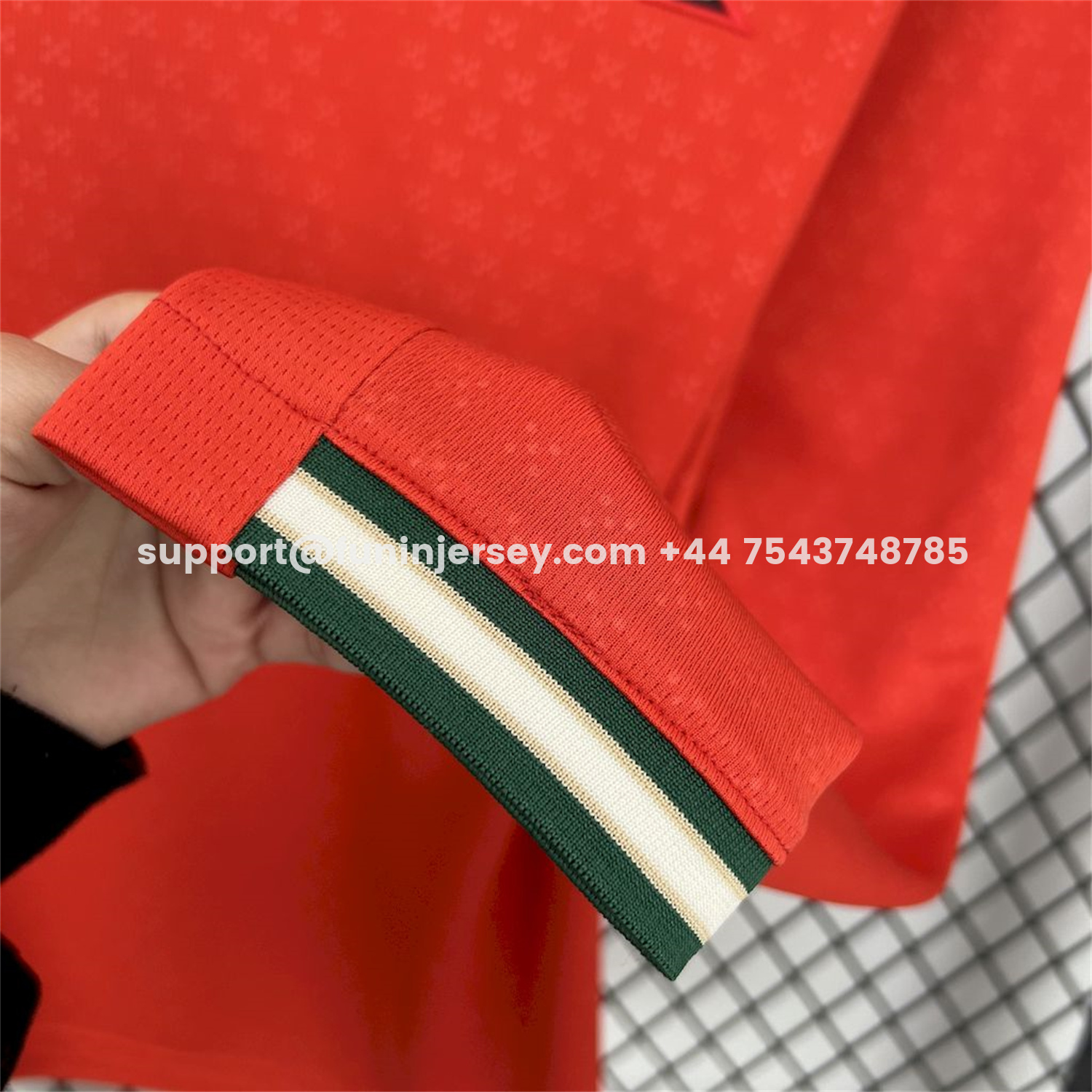 Funinjersey-Portugal 2025-26 Home Long Sleeve Jersey - Fans Version