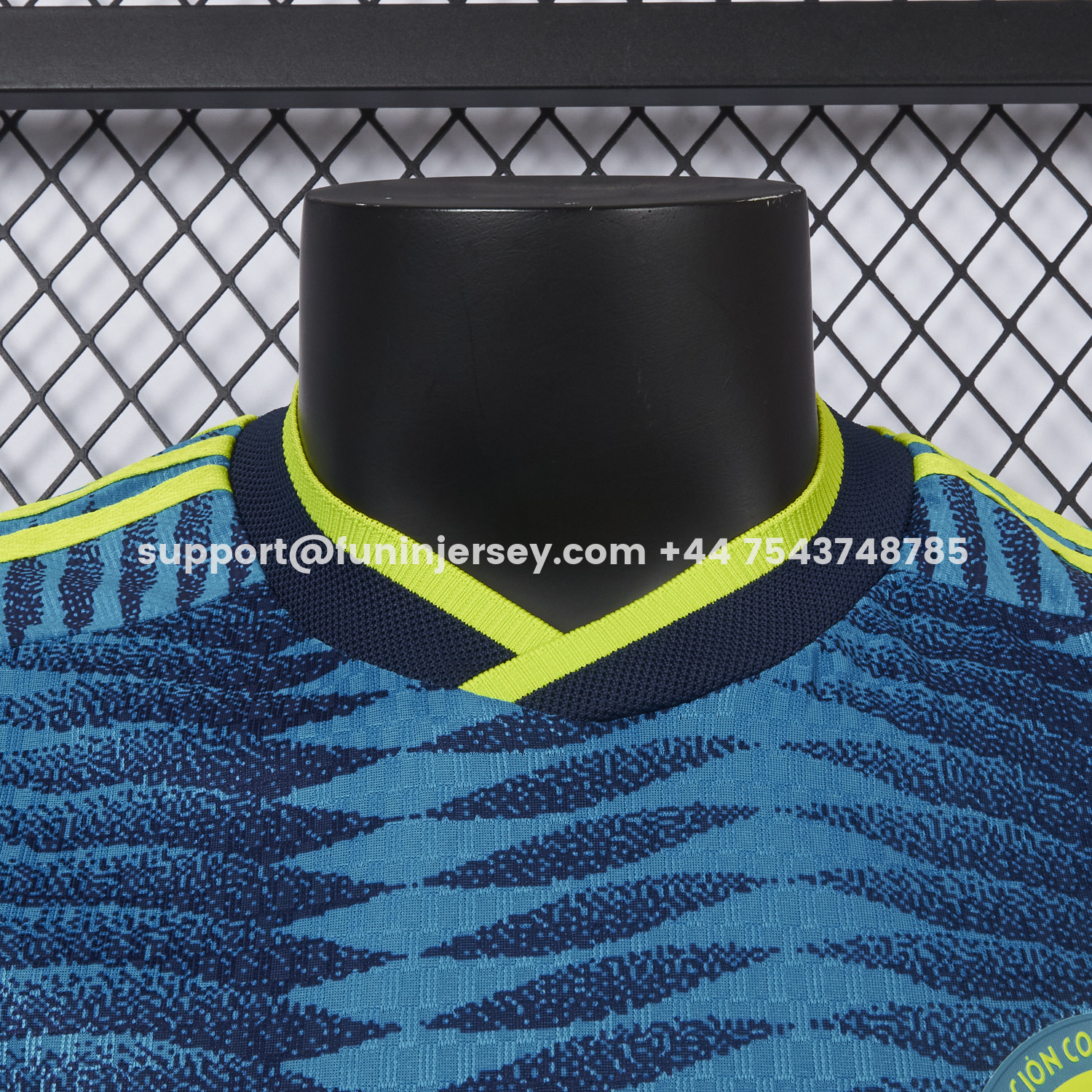 Funinjersey-Colombia 2026 Away Blue Jersey - Player Version
