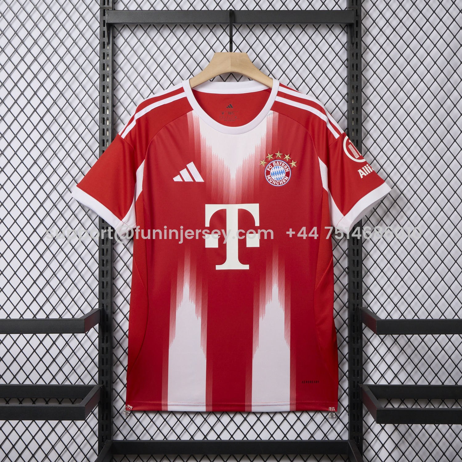 Funinjersey-Bayern Munich 25-26 Home Red Jersey - Fans Version