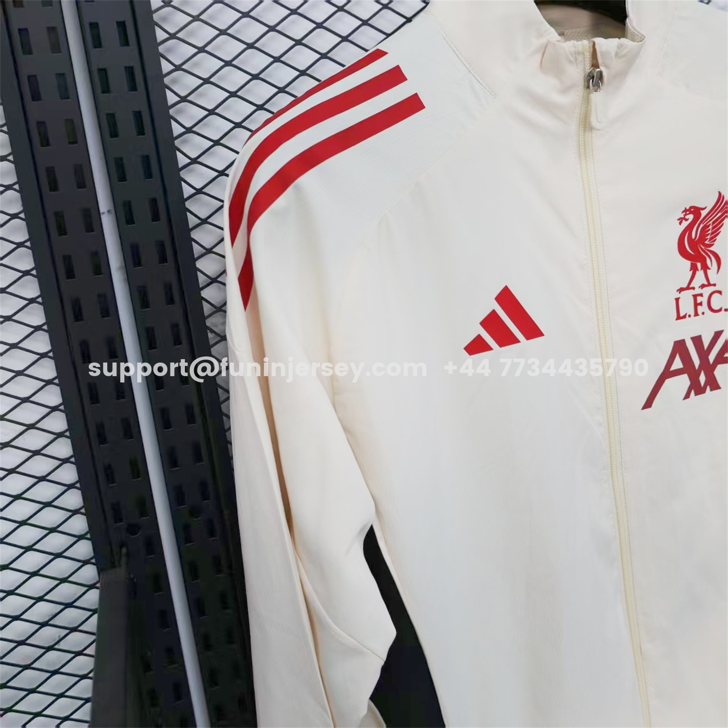 Funinjersey-Liver.pool 25-26 White Windbreaker Jacket