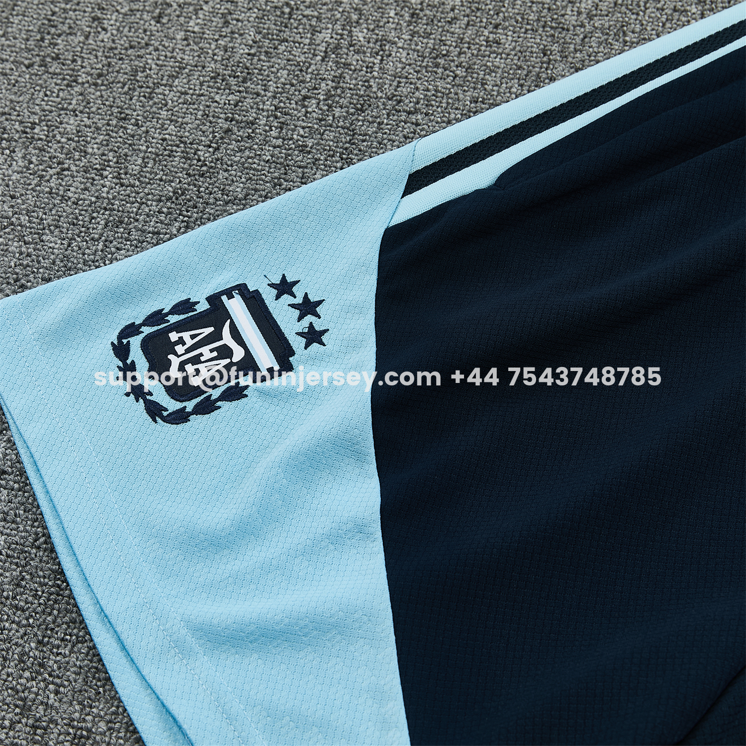 Funinjersey-Argentina 2026 Vest Training Set - Dark Blue Top & Dark Blue Pants