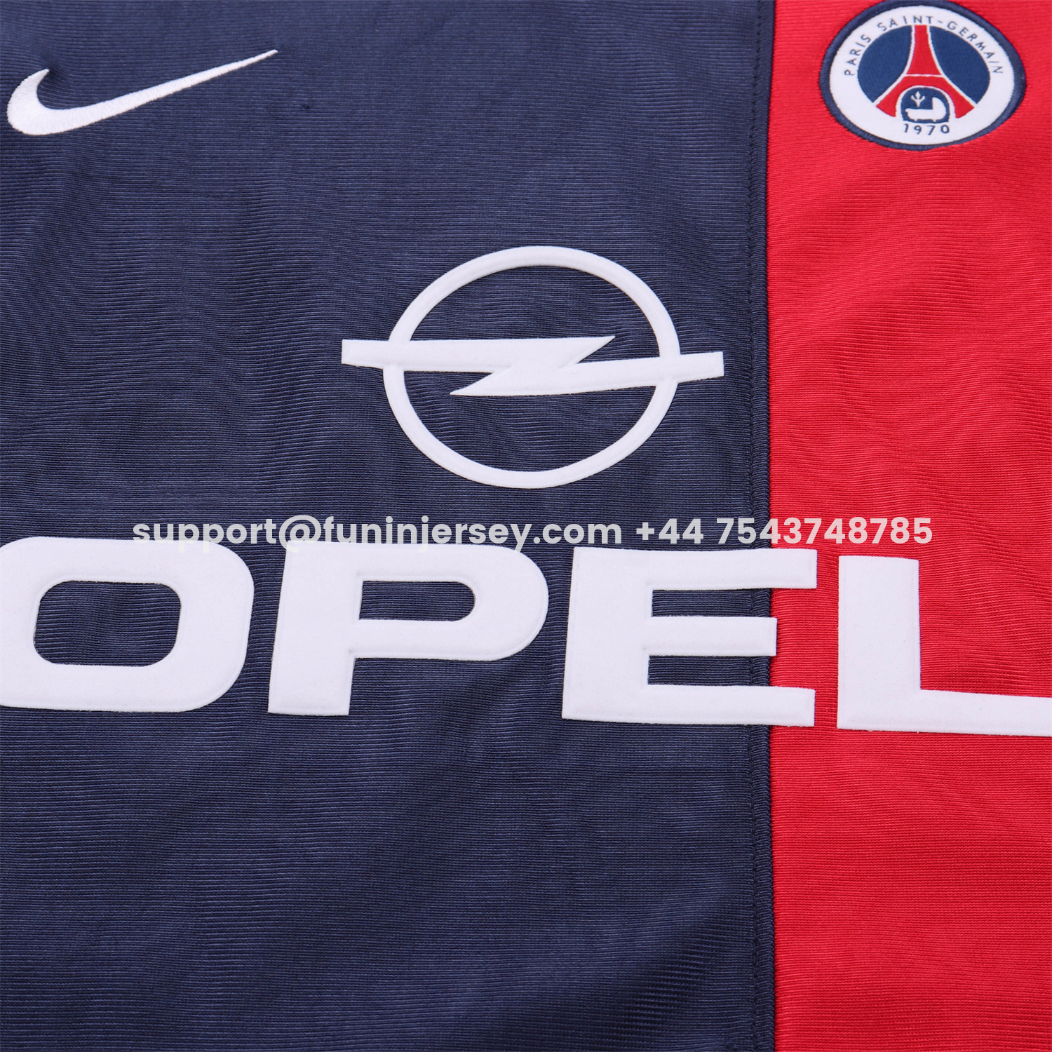Funinjersey-Retro Paris Saint-Germain PSG 2001-02 Home Kids Kit