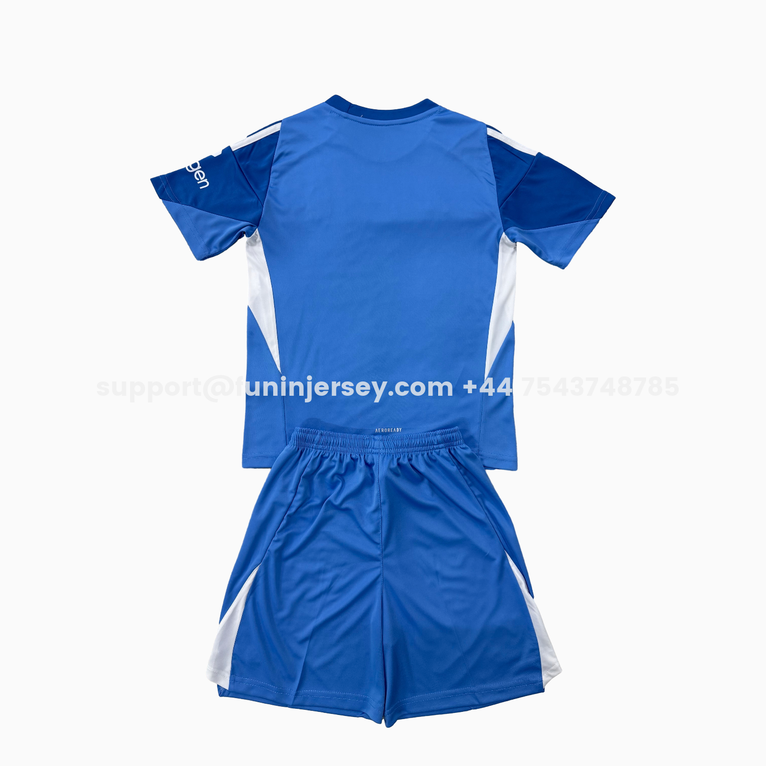 Funinjersey-Nottingham Forest 25-26 Blue Goalkeeper Men's Adult Jersey Set - Fans Version