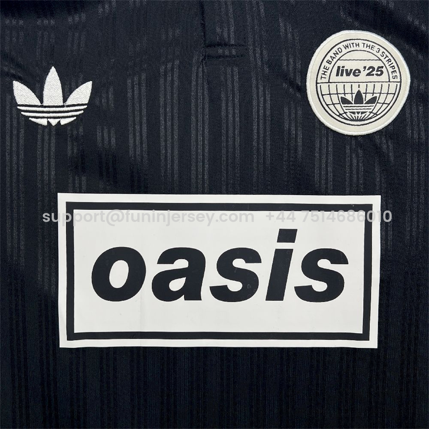 Funinjersey-Bohemian 25-26 Oasis Originals Tour Black Jersey - Fans Version