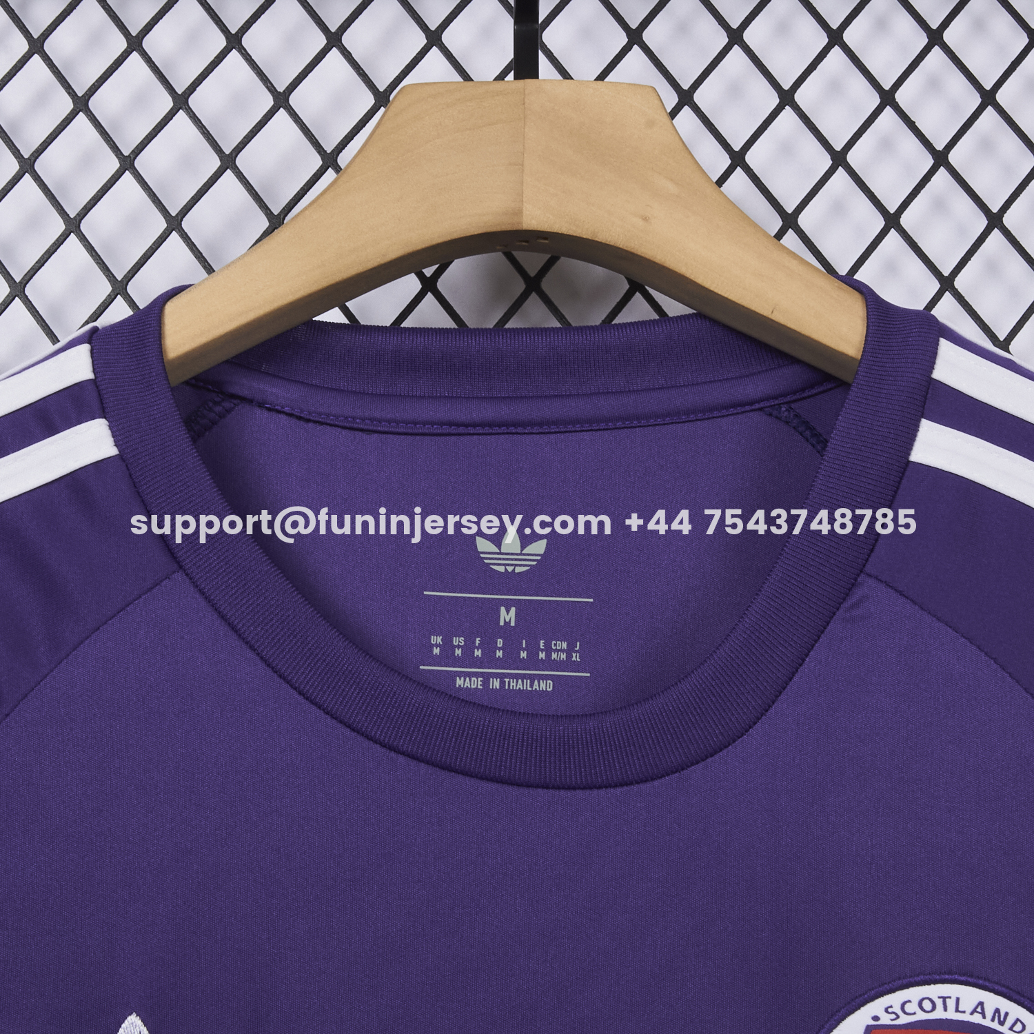Funinjersey-S-c-o.t l.a-n.d 2026 Purple Travel Jersey - Player Version