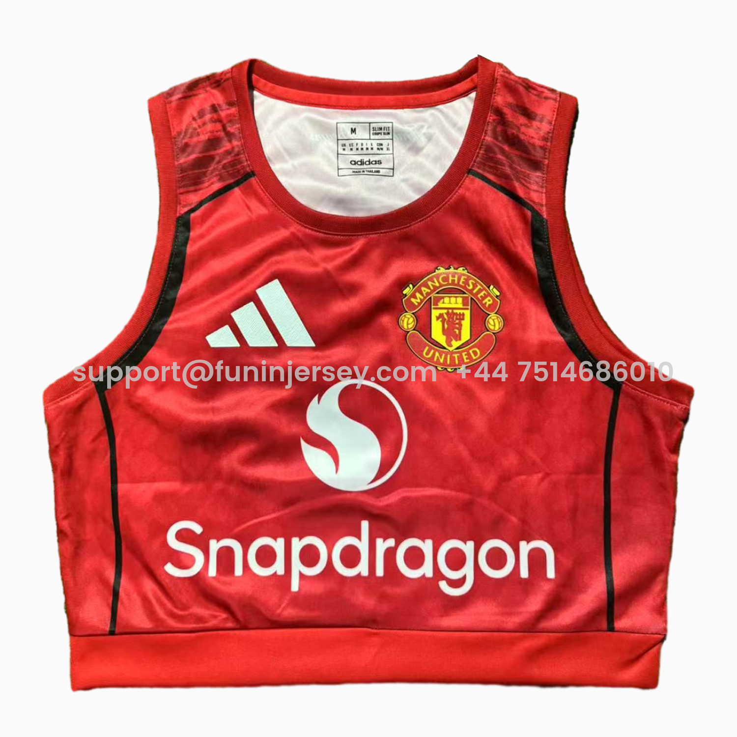 Funinjersey-Women's Manchester United 25-26 Home Yoga Vest