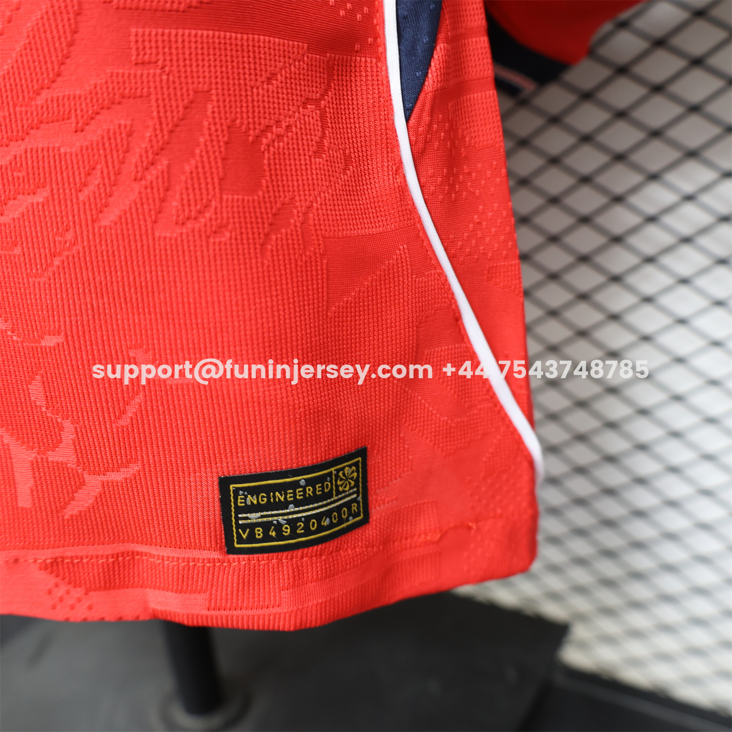 Funinjersey-England 2026 Away Long Sleeves Jersey - Player Version