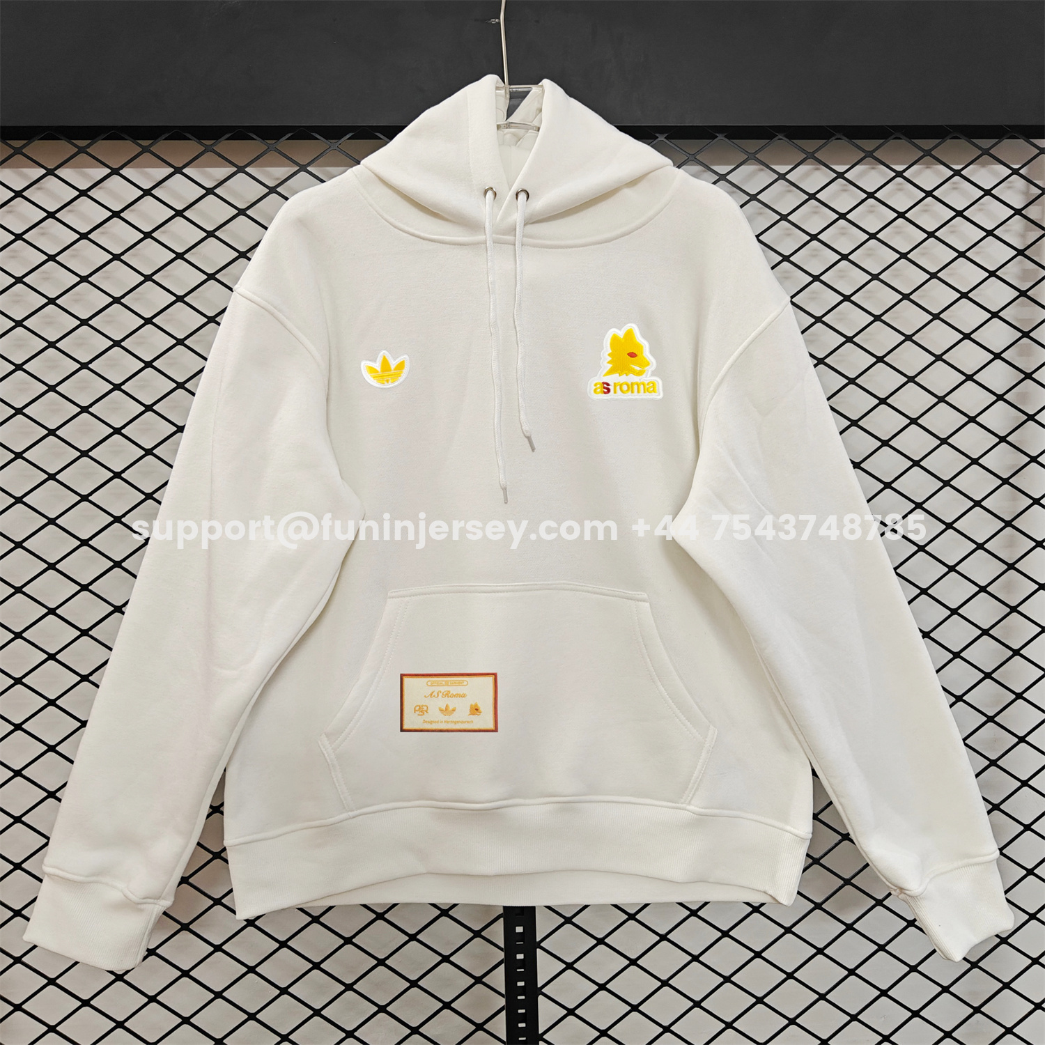 Funinjersey-AS Roma 25-26 Originals Terrace Icon Unisex Pullover Hoodie