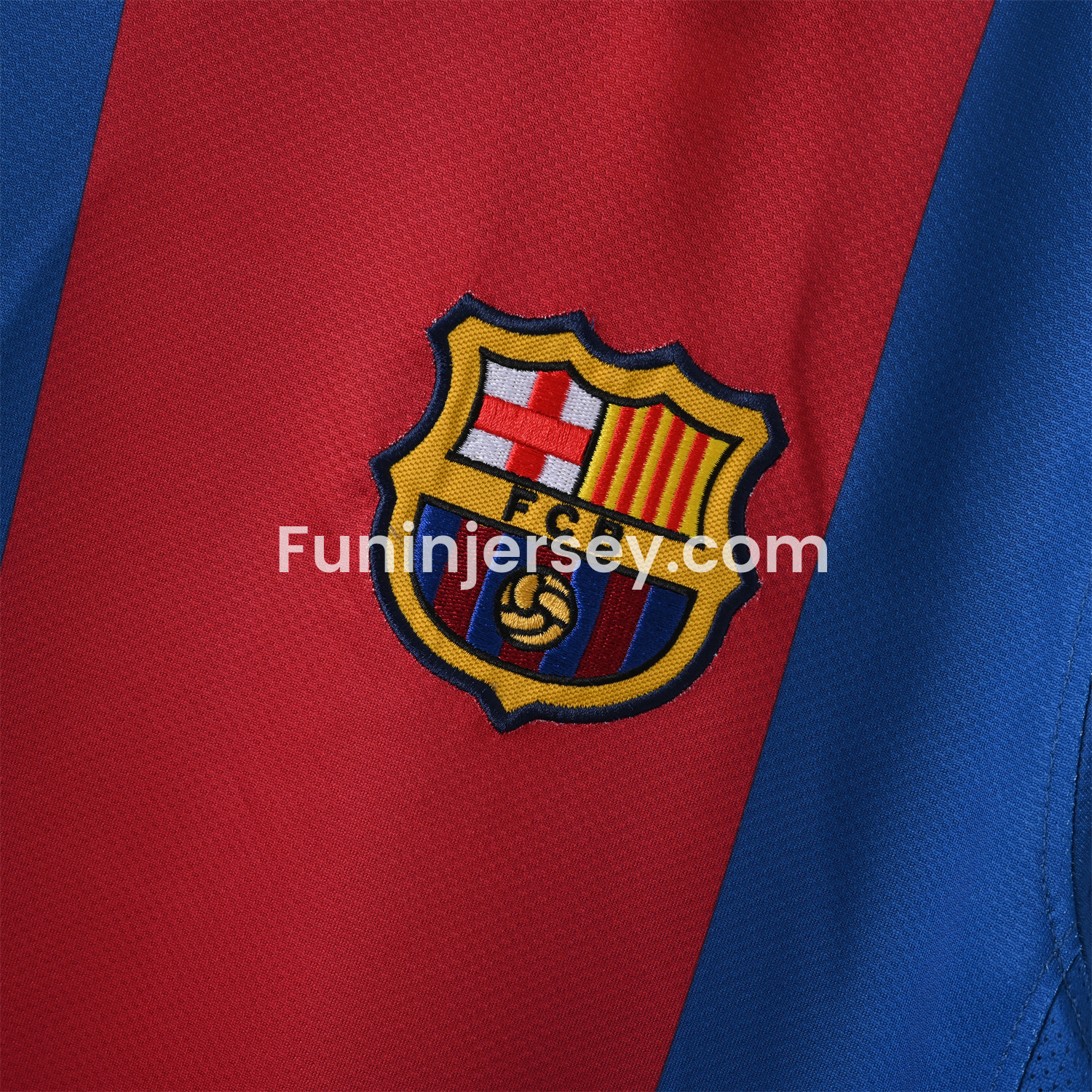 Funinjersey-Retro Barcelona 06-07 Home Unsponsored Jersey