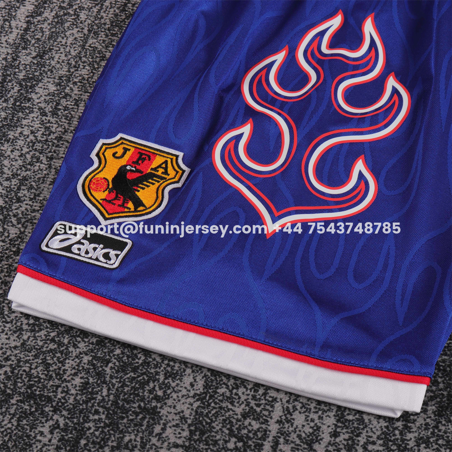 Funinjersey-Retro Japan 1998 Away White Kids Kit