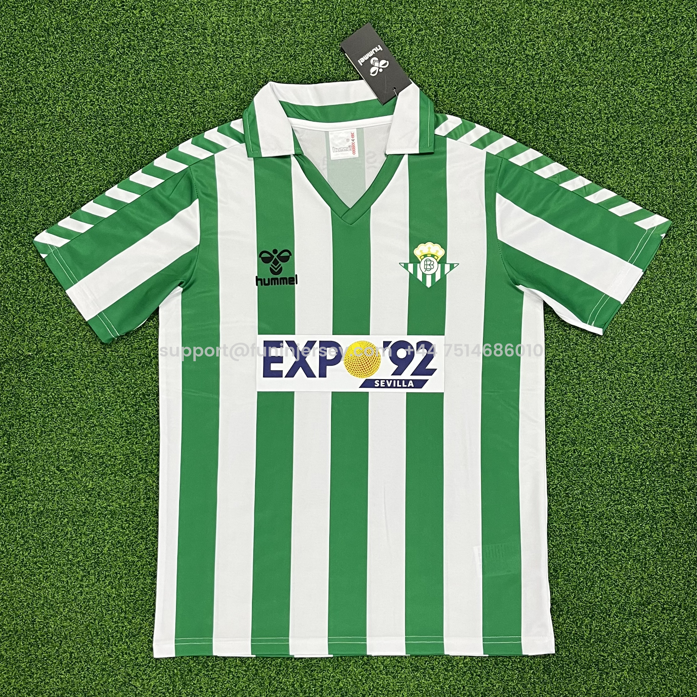 Funinjersey-Retro Real Betis 1988-89 Home Stadium Jersey