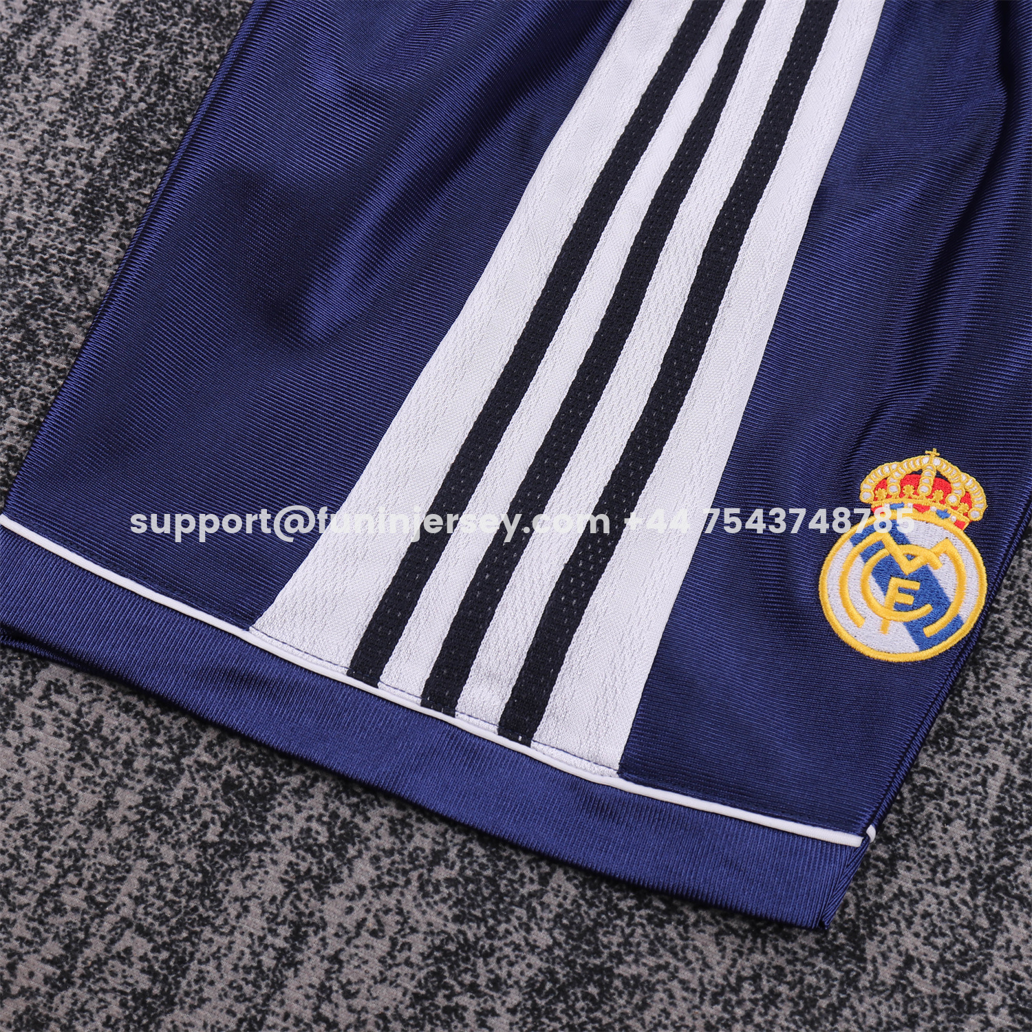 Funinjersey-Retro Real Madrid 1998-99 Away Kids Kit