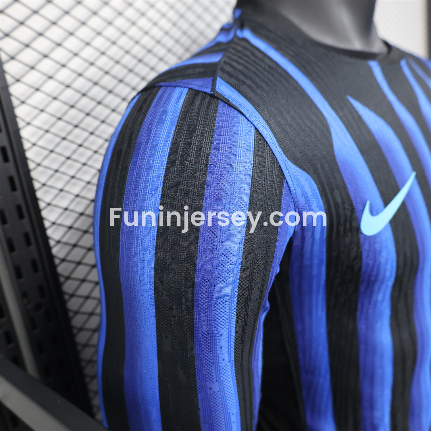 Funinjersey-Inter Milan 25-26 Home Long Sleeve Jersey - Player Version