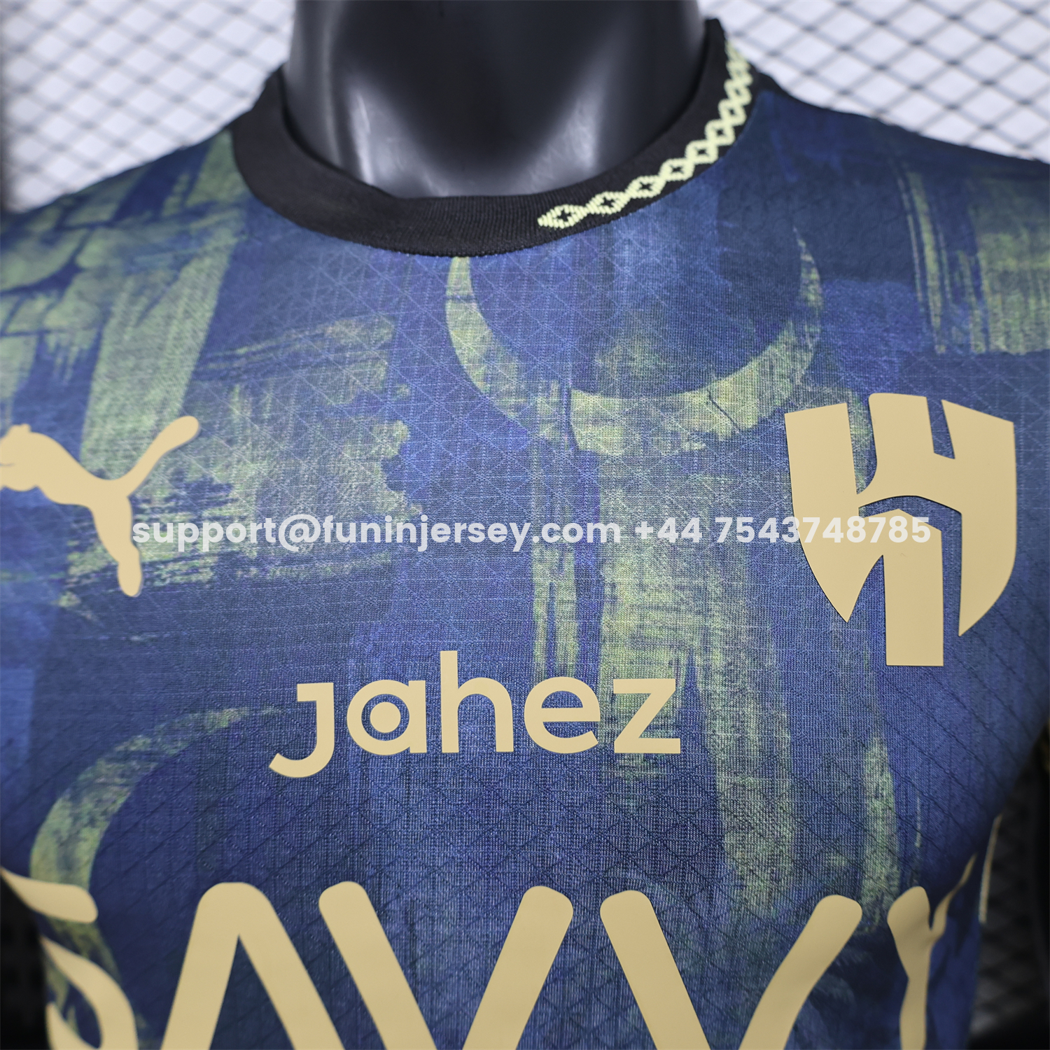 Funinjersey-Al Hilal Riyadh Crescent 26-27 Navy blue Special Jersey - Player Version