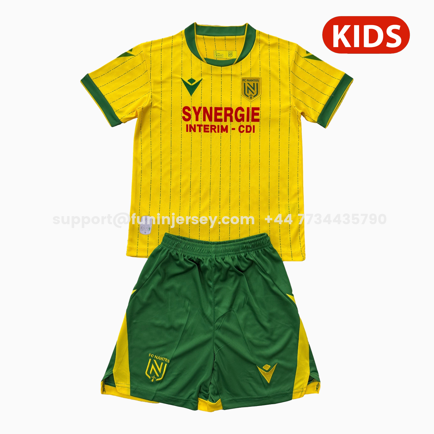 Funinjersey-Nantes 25-26 Home Kids Kit