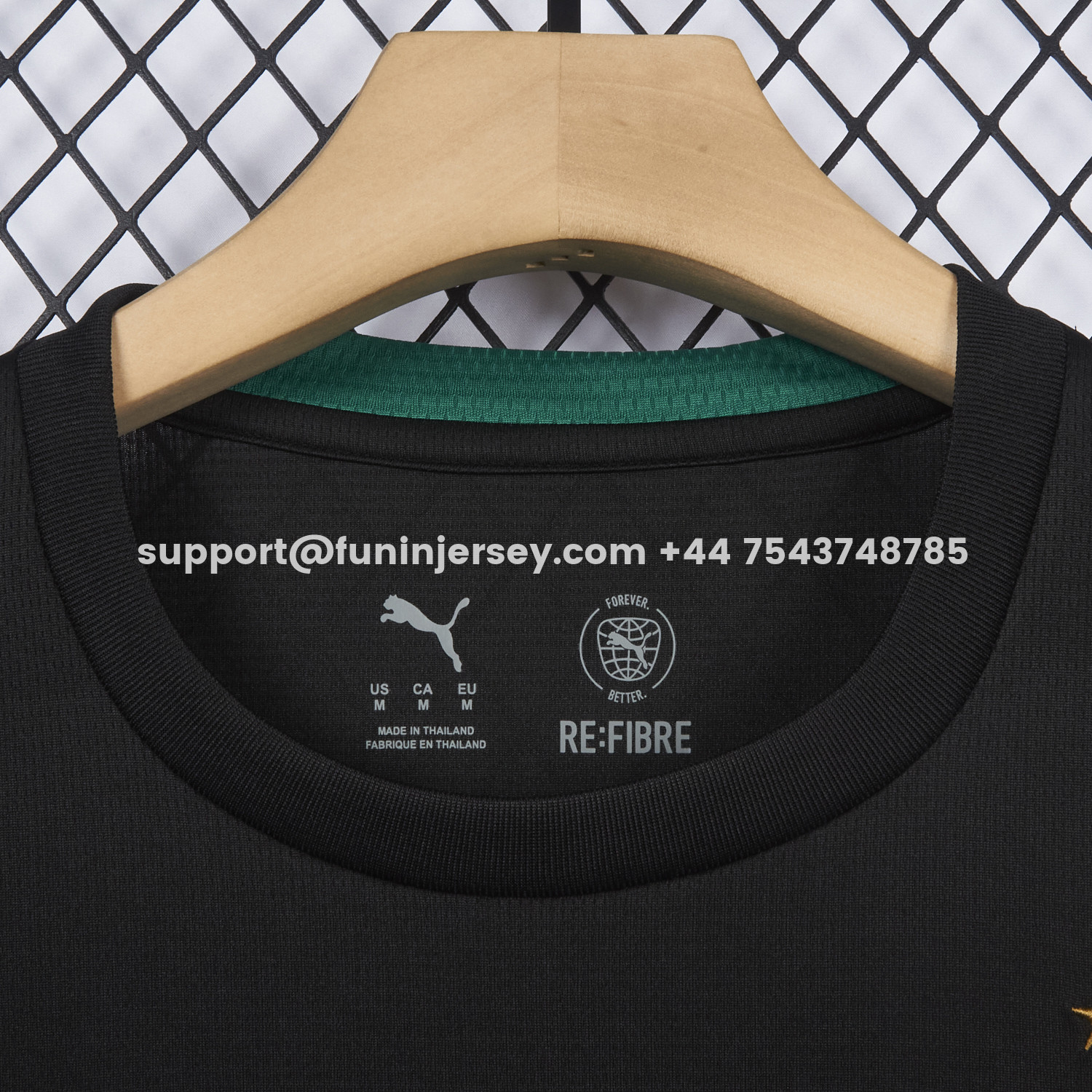 Funinjersey-Borussia Mönchengladbach 26-27 Away Black Jersey - Fans Version