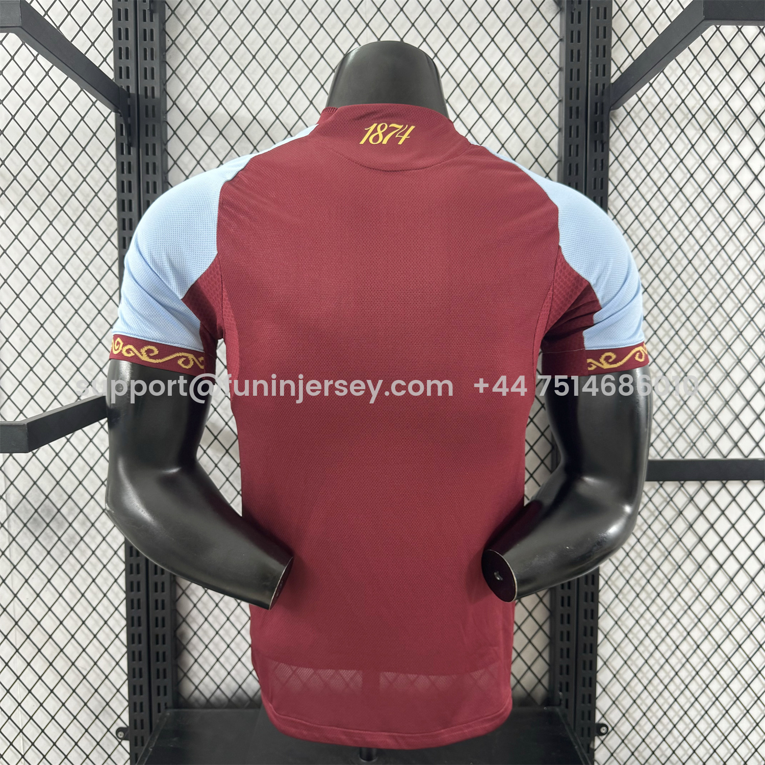Funinjersey-Aston Villa 25-26 Home Jersey - Player Version