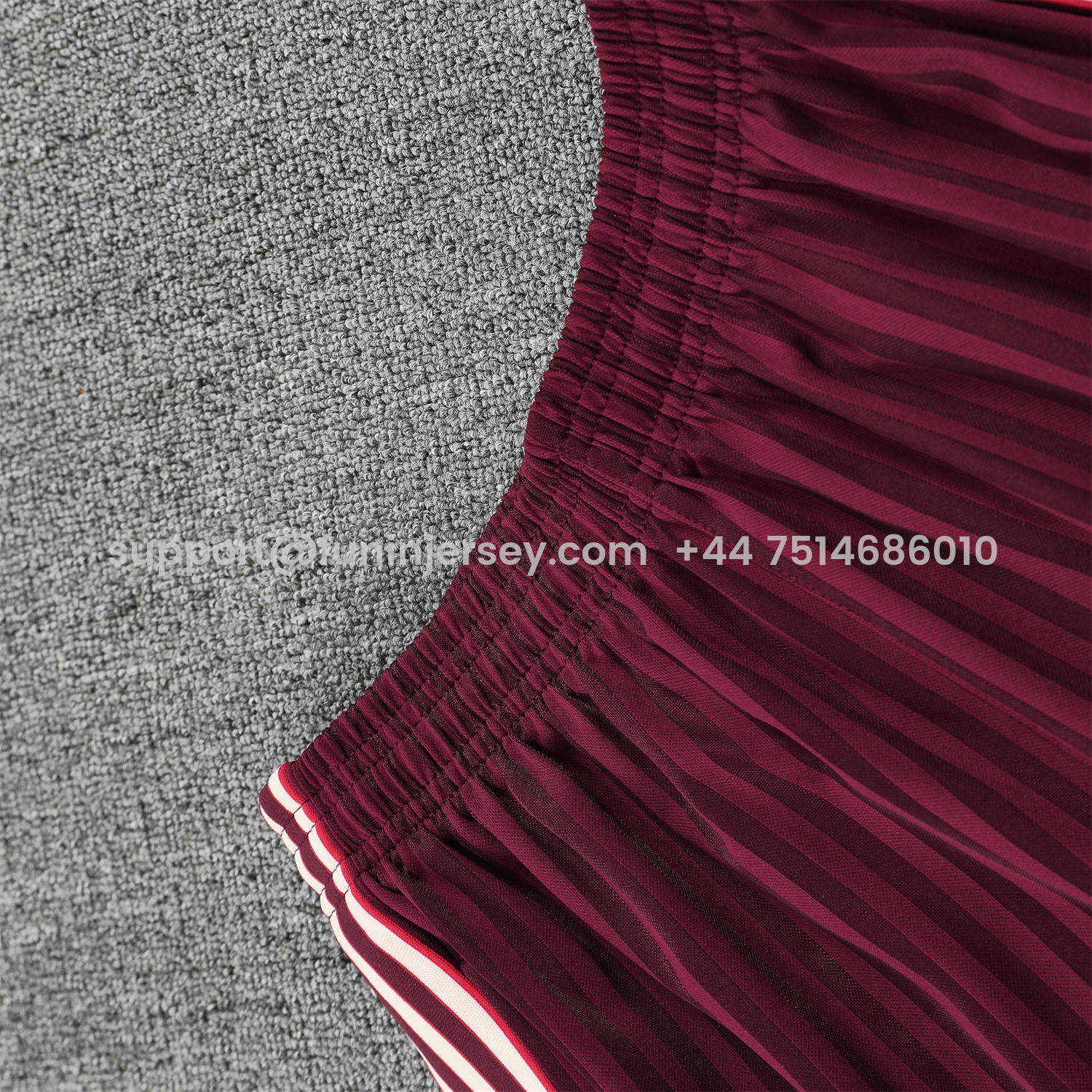 Funinjersey-Bayern Munich 25-26 Short-Sleeve Training Set - Wine Red Lines Top & Wine Red Lines Shorts