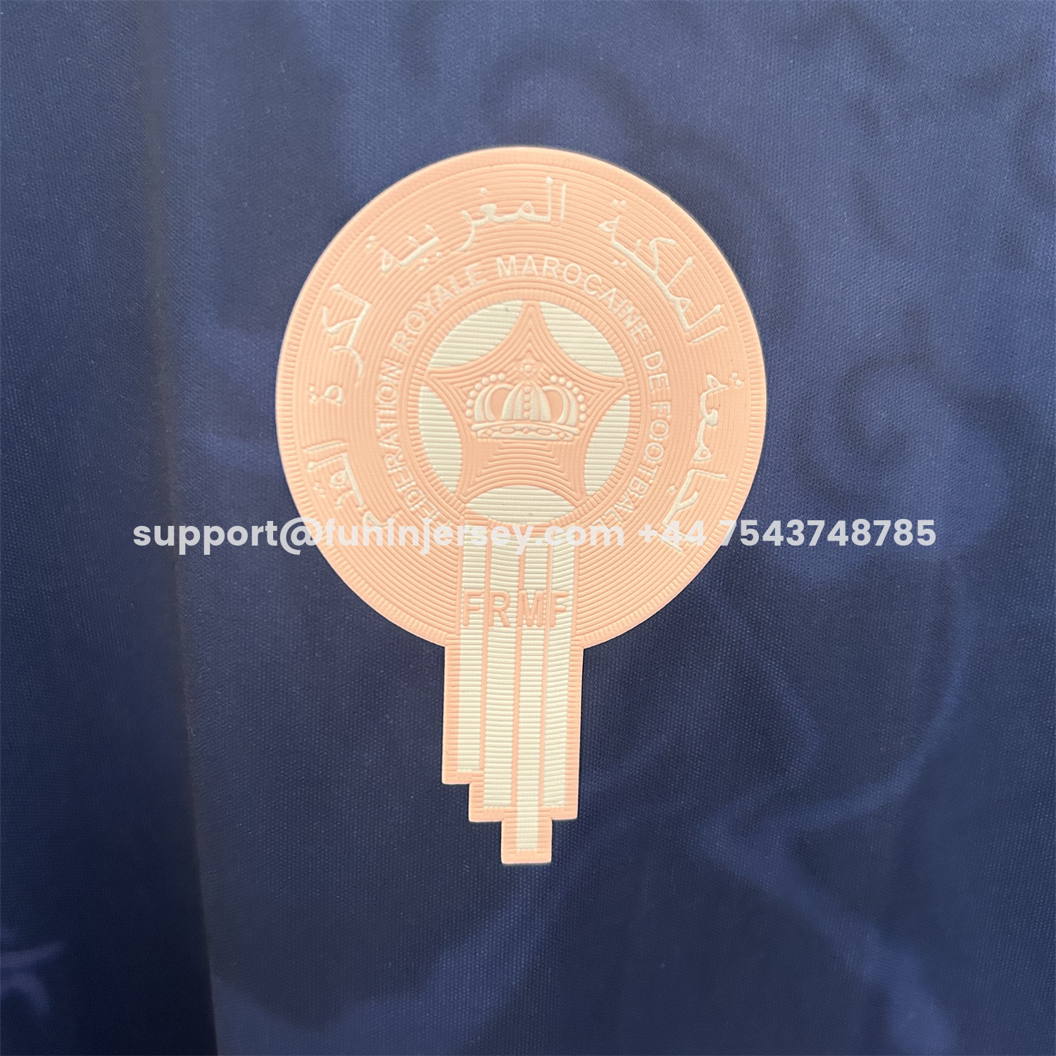 Funinjersey-Morocco 25-26 Deep Blue Purple Gradient Training Jersey - Fans Version