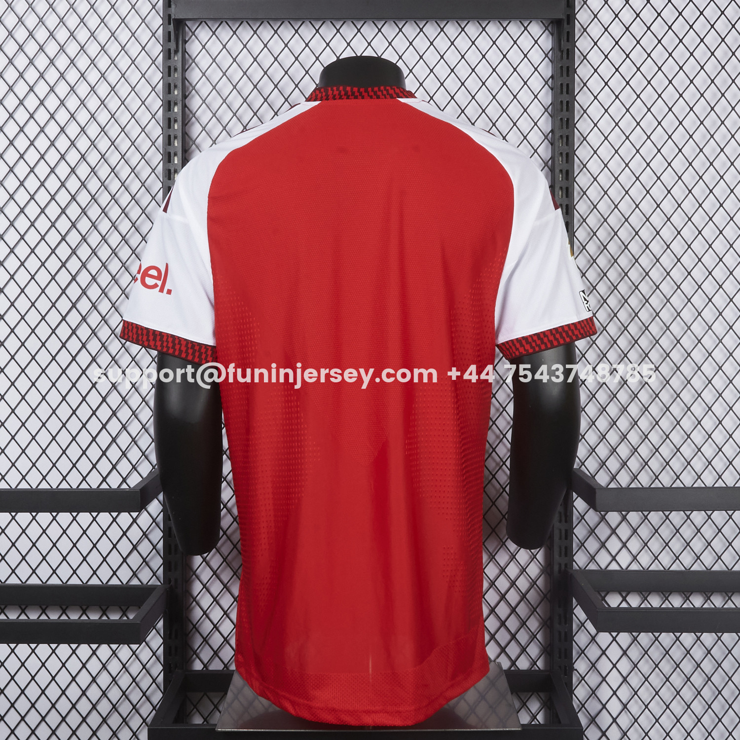 Funinjersey-【Champion 26 Font】Arsenal 26-27 Home Jersey - Player Version