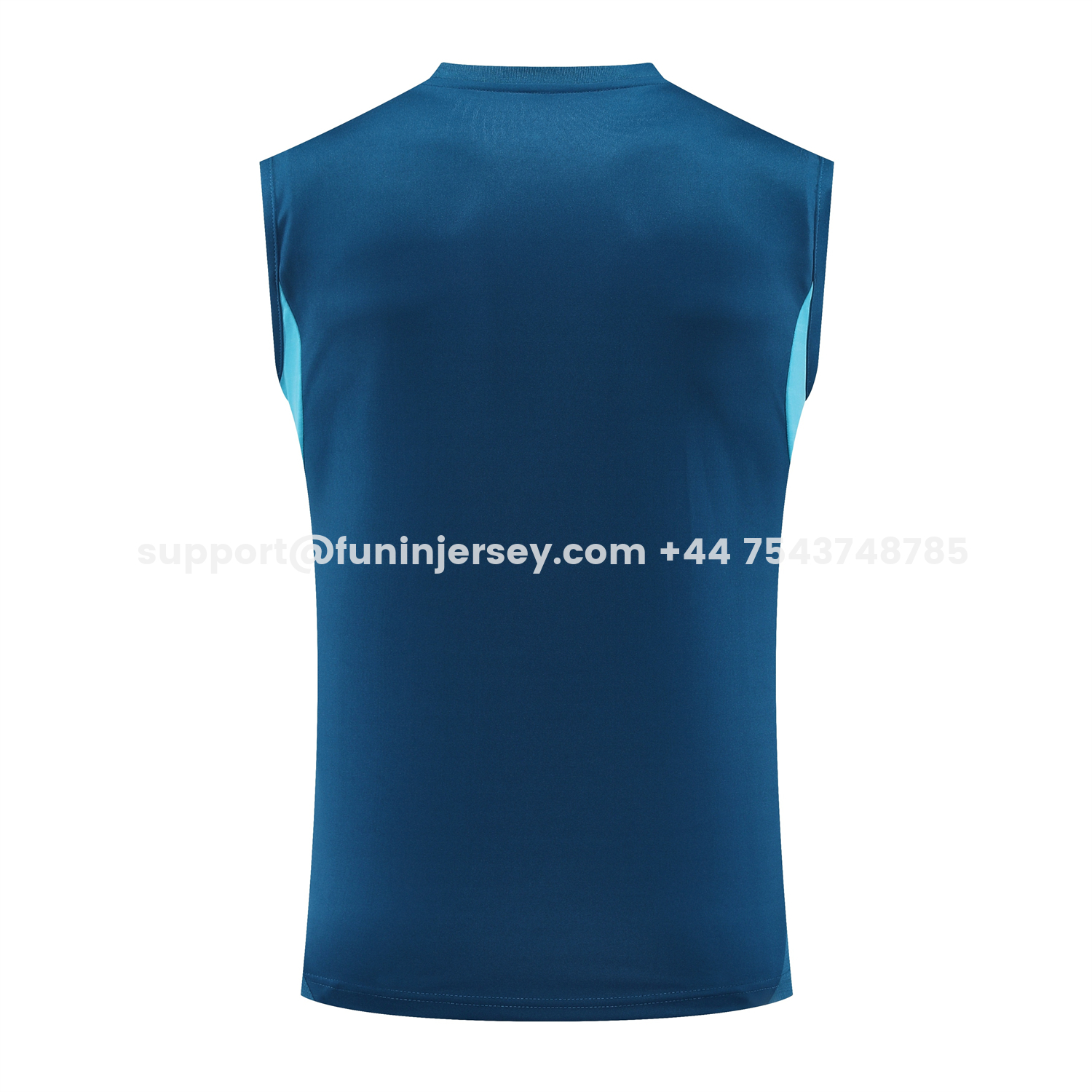 Funinjersey-Club América 25-26 Short-Sleeve Training Set - Royal Blue With Light Blue Accents Top & Pants