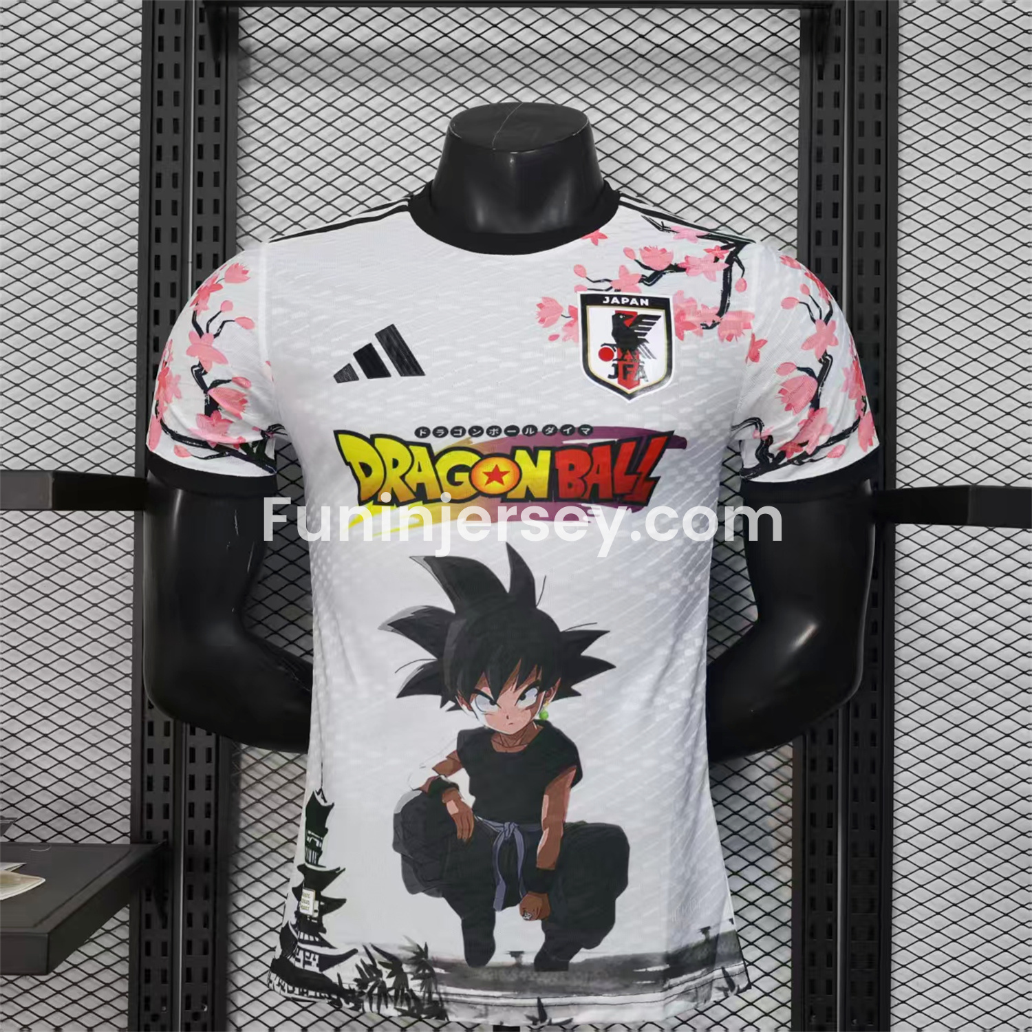 Funinjersey-Japan 25-26 Dragon Ball Little Goku White Special Jersey - Player Version