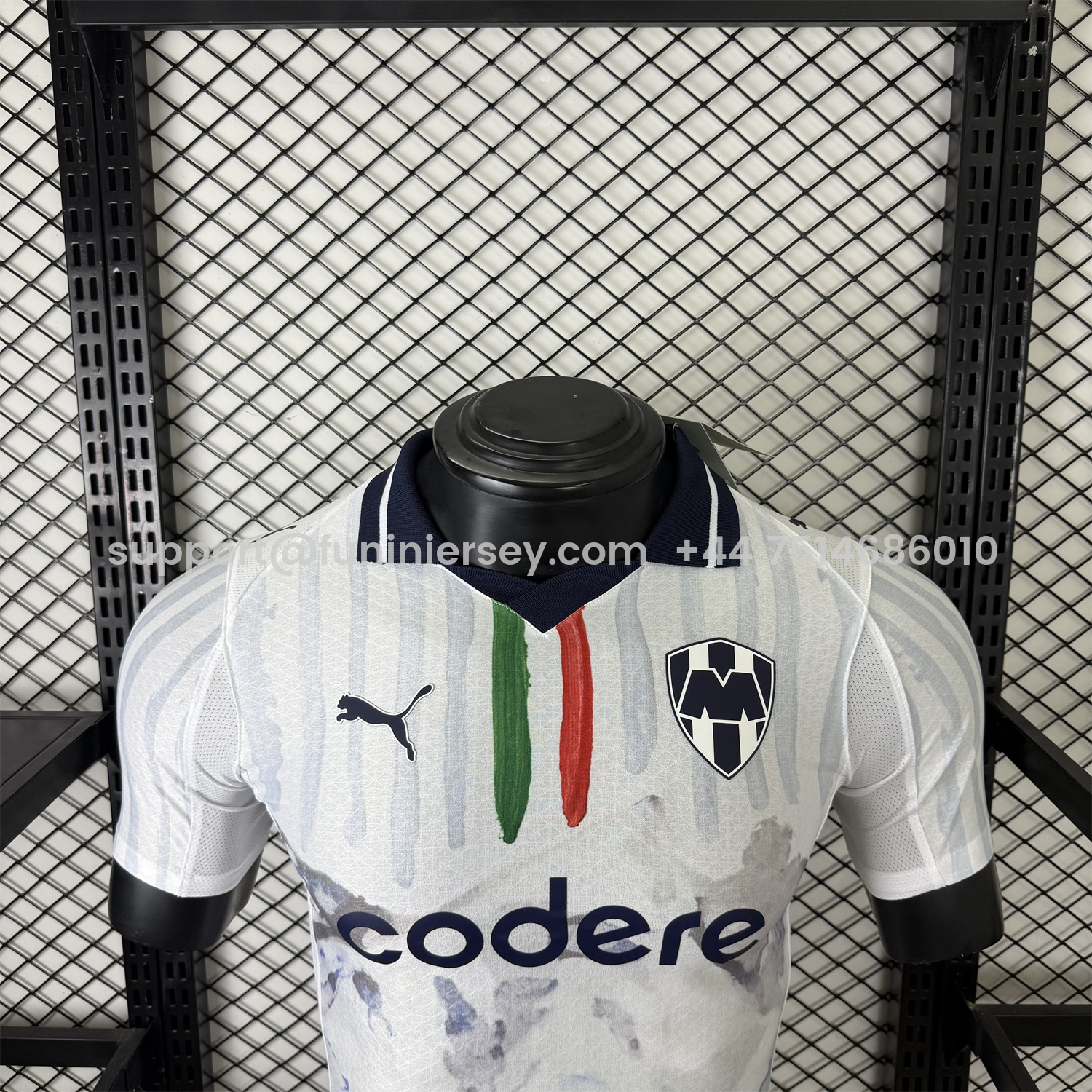 Funinjersey-Rayados Monterrey 25-26 Club World Cup Away White Jersey - Player Version