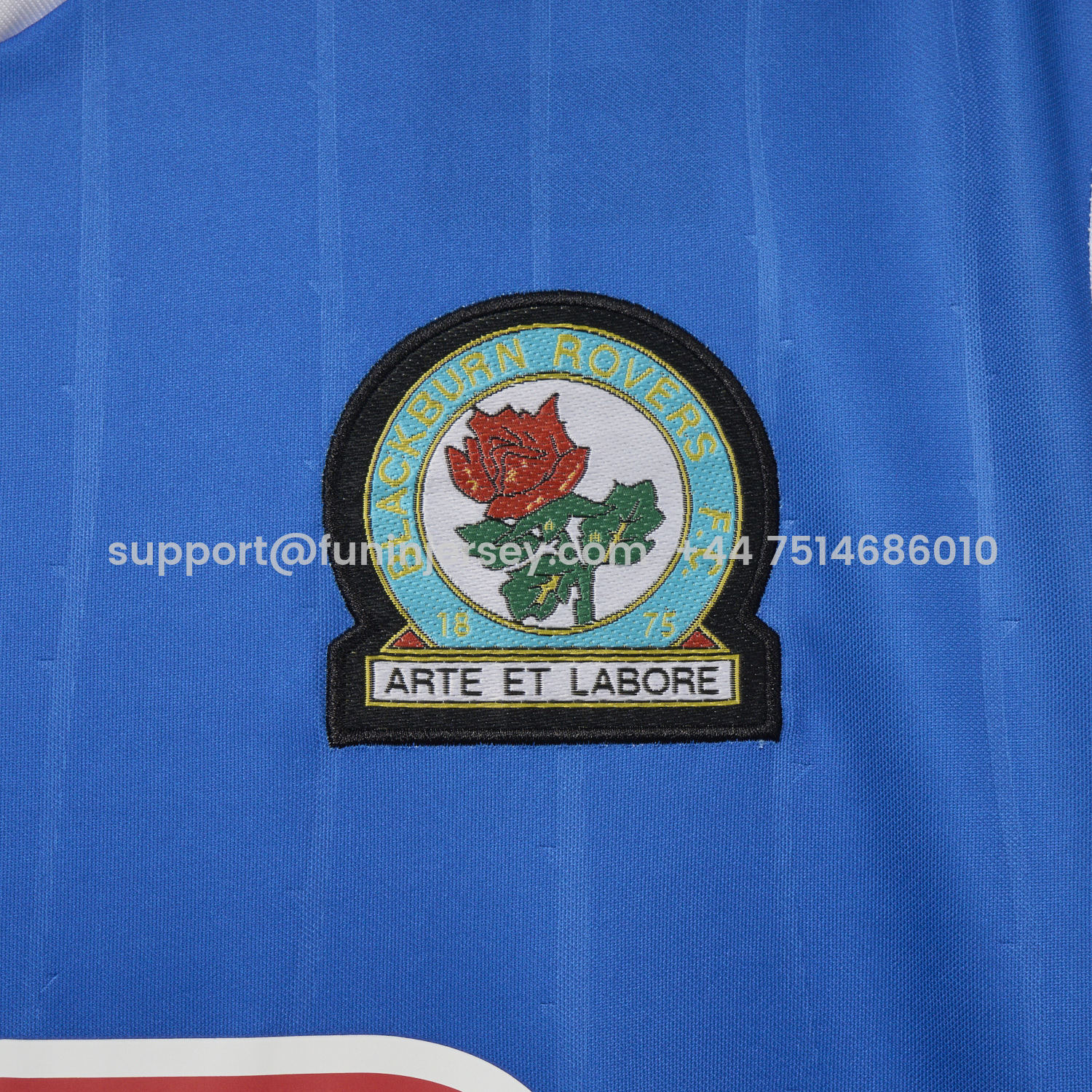 Funinjersey-Blackburn Rovers 25-26 Home 150th Anniversary Jersey - Fans Version