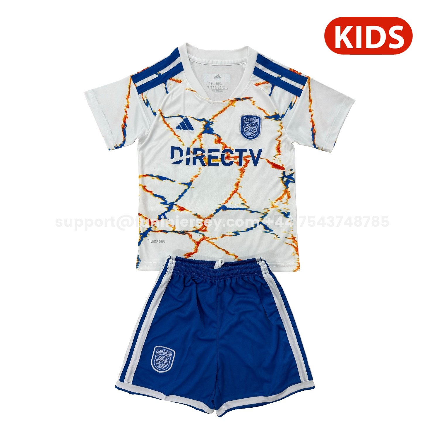 Funinjersey-San Diego 2026 Away Kids Kit