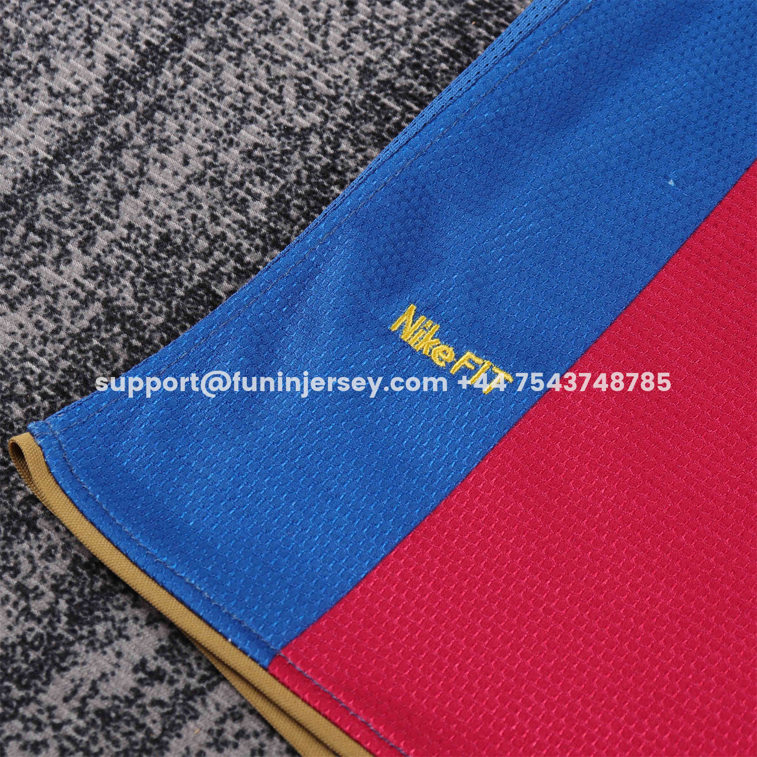 Funinjersey-Retro Barcelona 2007-08 Home Kids Kit