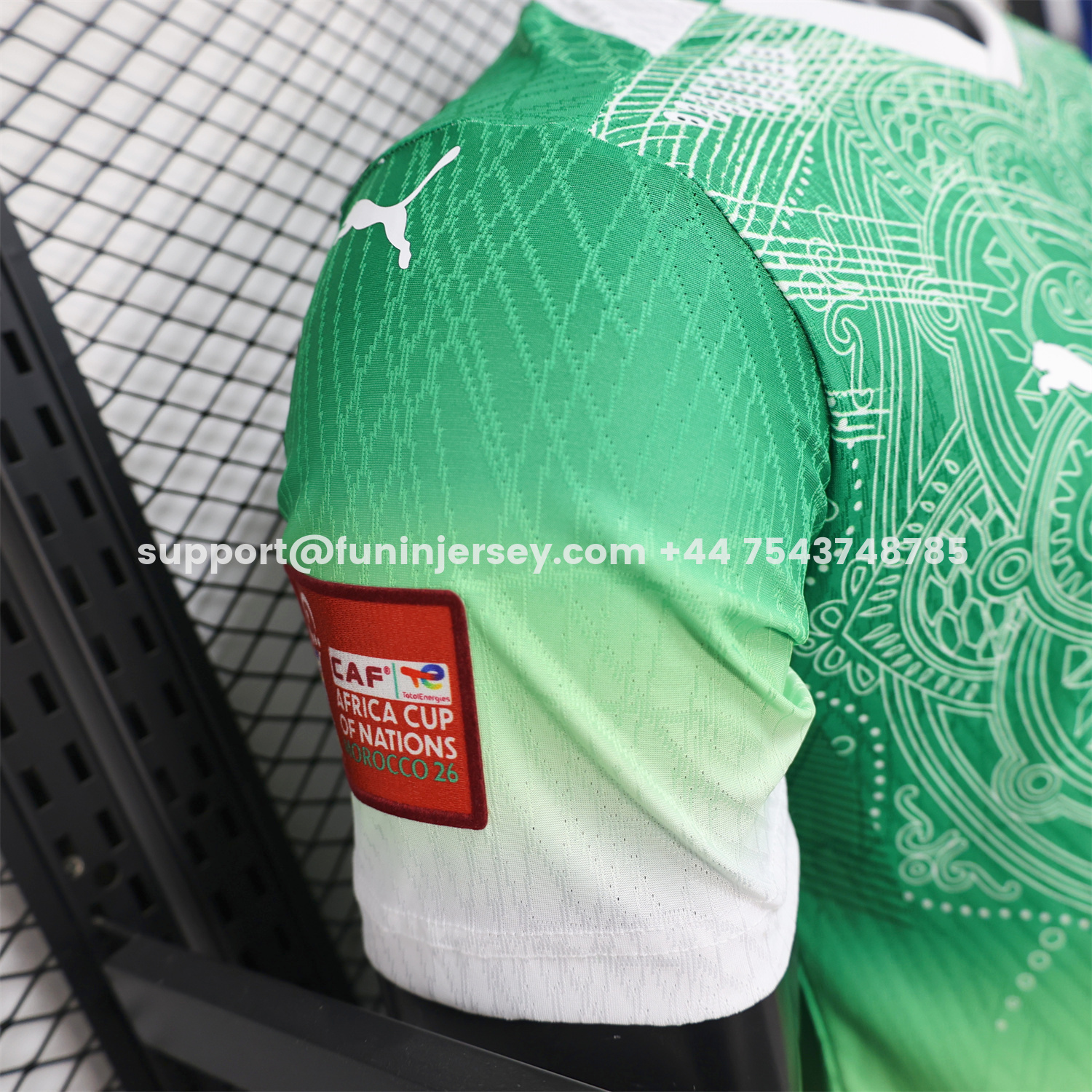 Funinjersey-Ivory Coast 2026 Green And White Special Jersey - Player Version