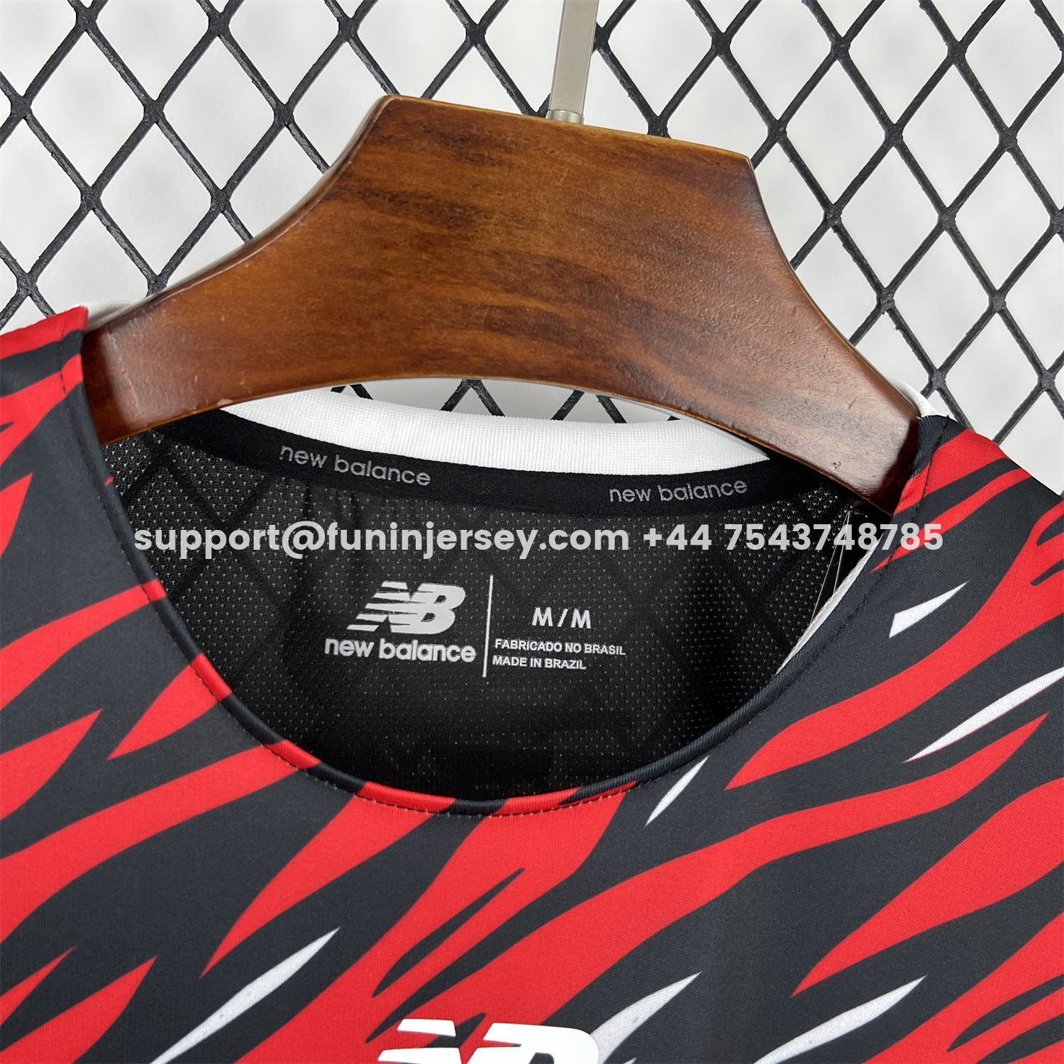 Funinjersey-Sao Paulo 26-27 Red Pre-Match Jersey - Fans Version