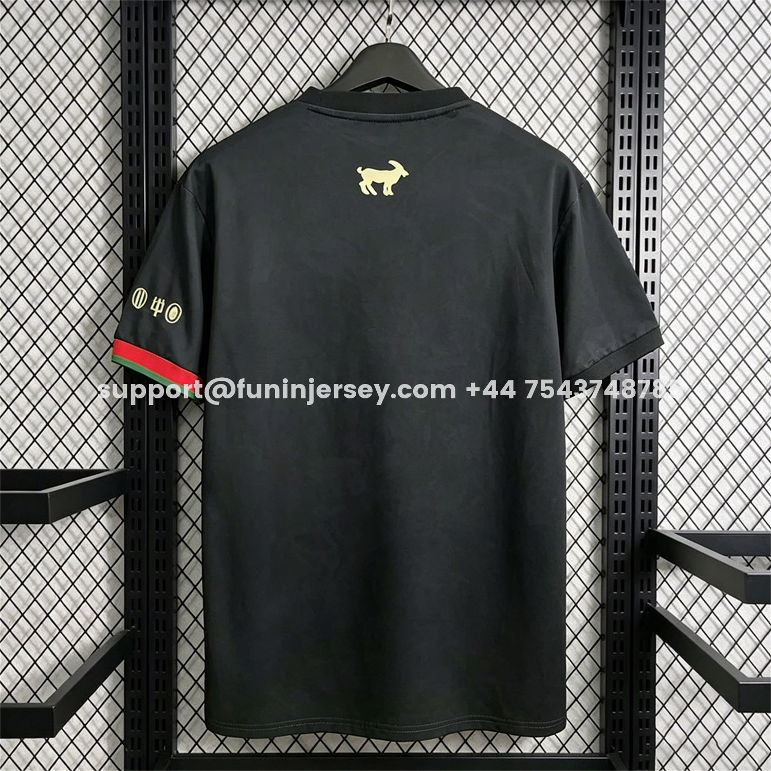 Funinjersey-Portugal 2026 Black With Subtle Pattern Special Jersey - Fans Version