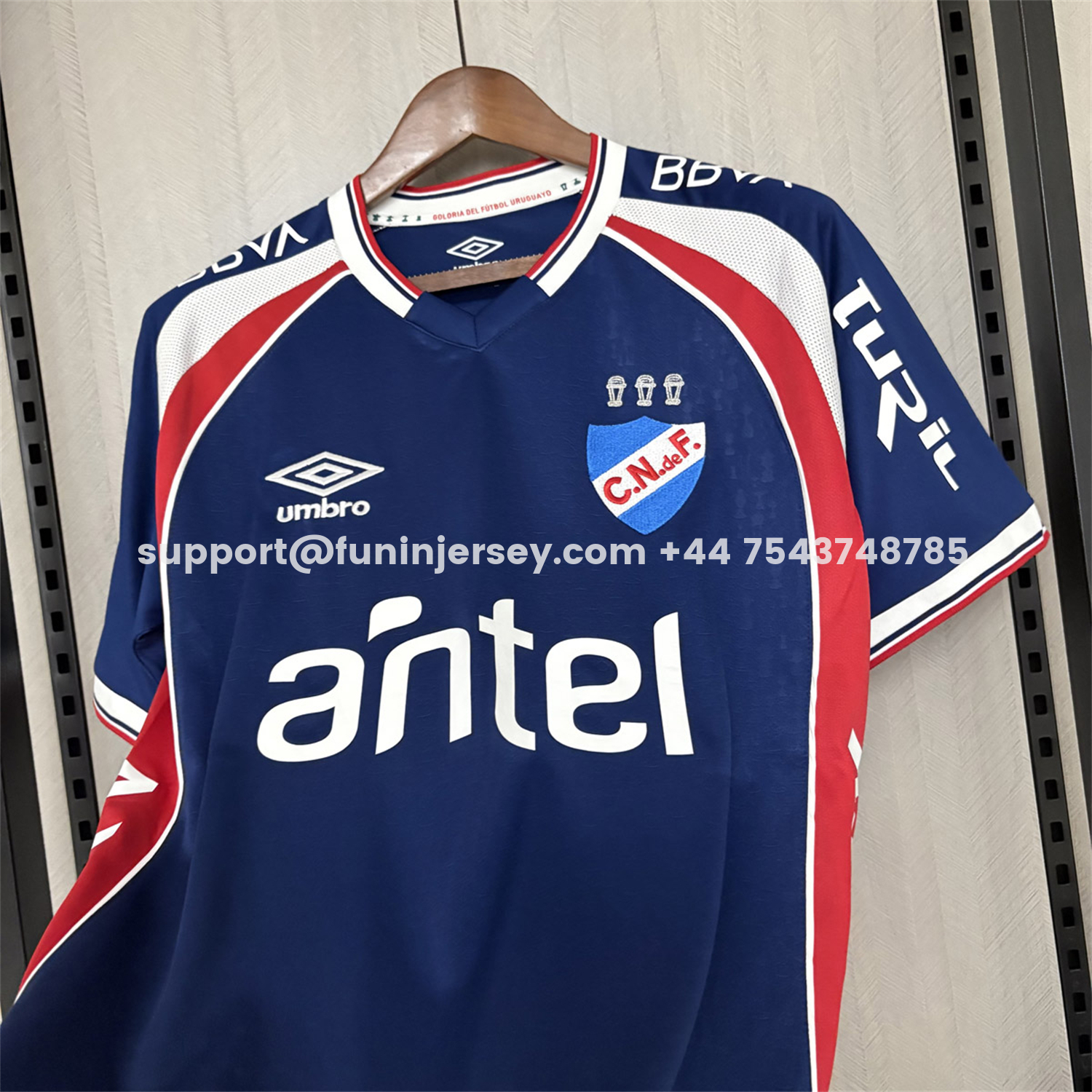 Funinjersey-Uruguay Nacional Club Nacional de Football 26-27 Blue Goalkeeper Jersey - Fans Version