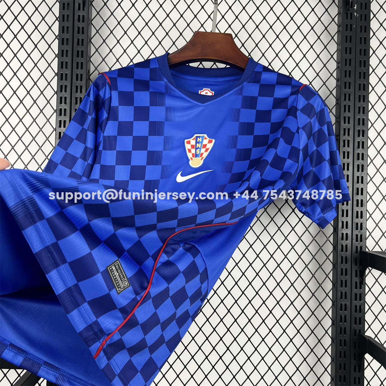 Funinjersey-Croatia 2026 Away Blue Jersey - Fans Version