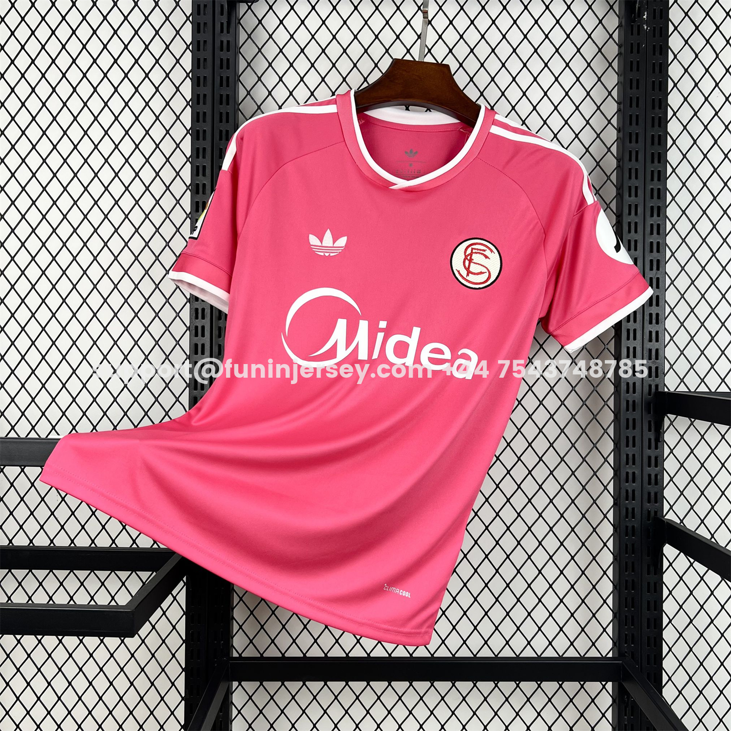 Funinjersey-Sevilla 25-26 Retro Style Pink Special Jersey - Fans Version