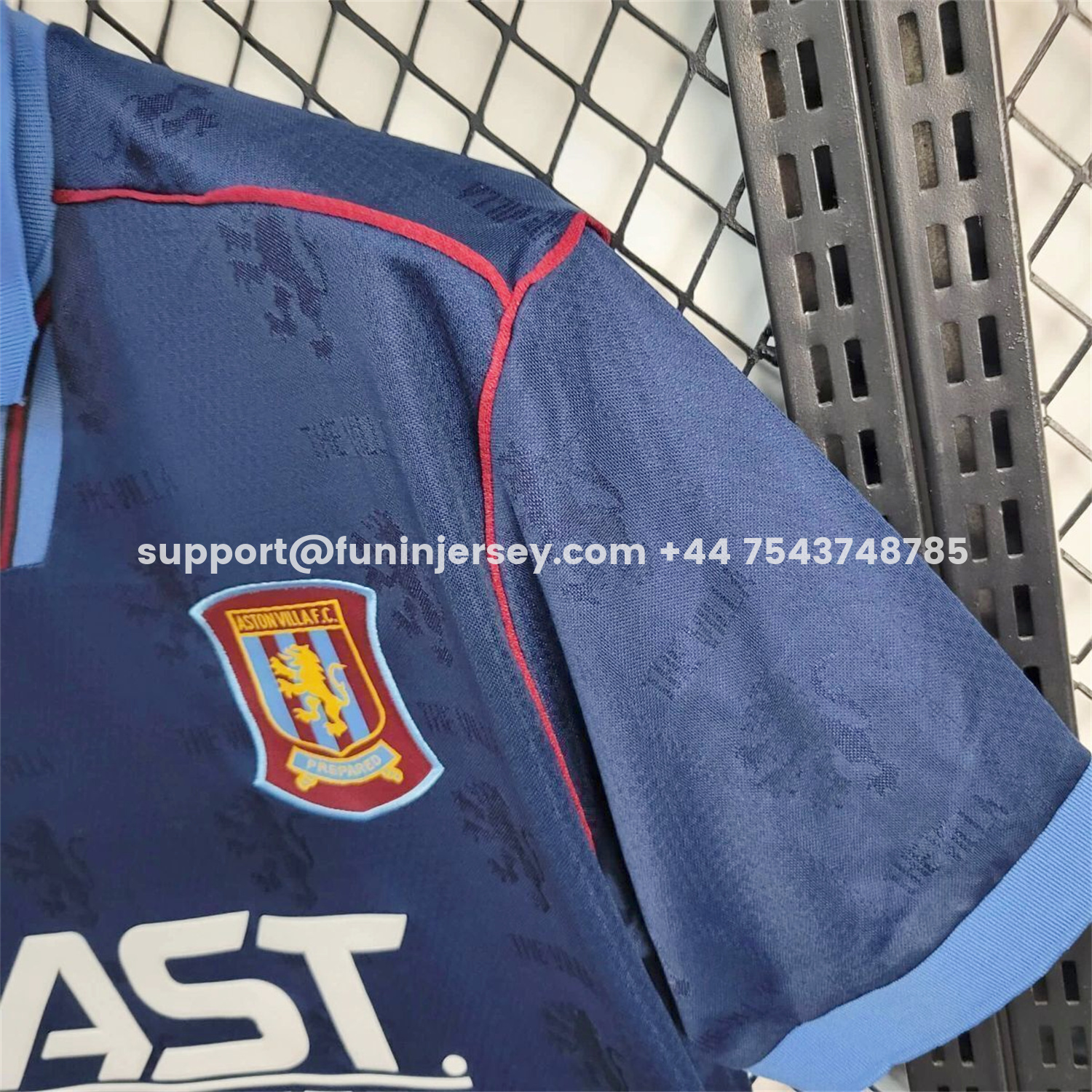 Funinjersey-Retro Aston Villa 1995-97 Away Jersey