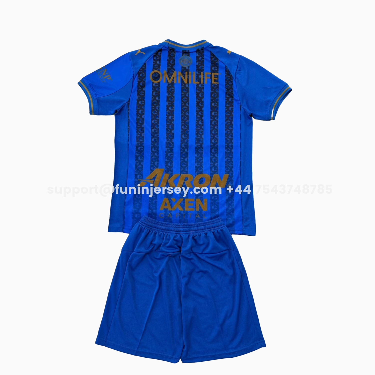 Funinjersey-Chivas de Guadalajara 25-26 Third Blue Men's Adult Jersey Set - Fans Version