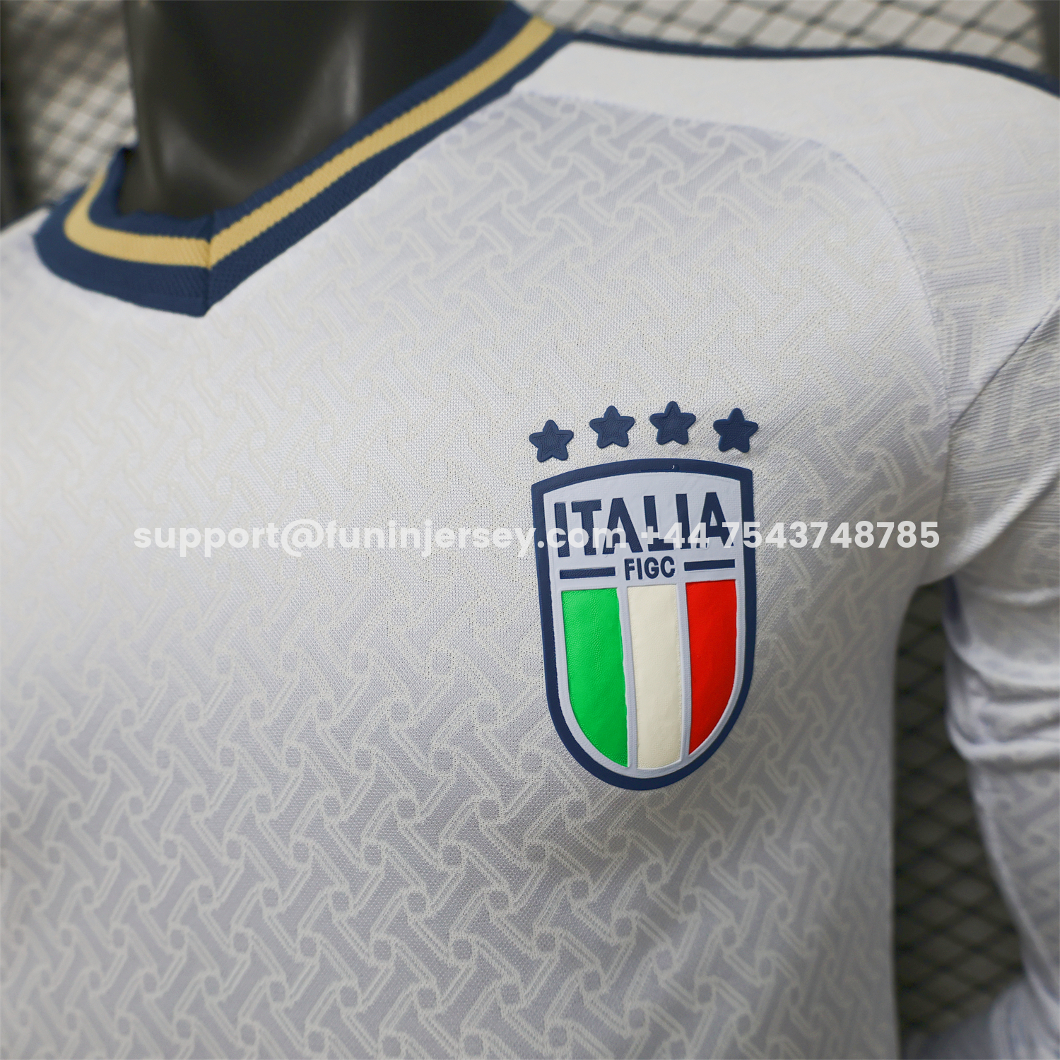 Funinjersey-Italy 2026 Away Long Sleeves Jersey - Player Version