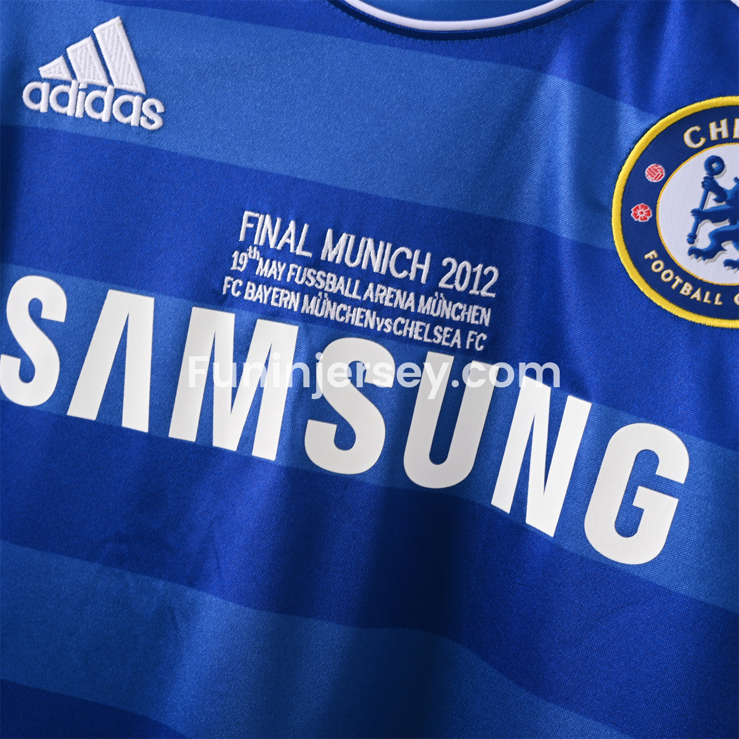 Funinjersey-Retro C.H.E.L.S.E.A 2011-12 Home Stadium Jersey - Champions League Final