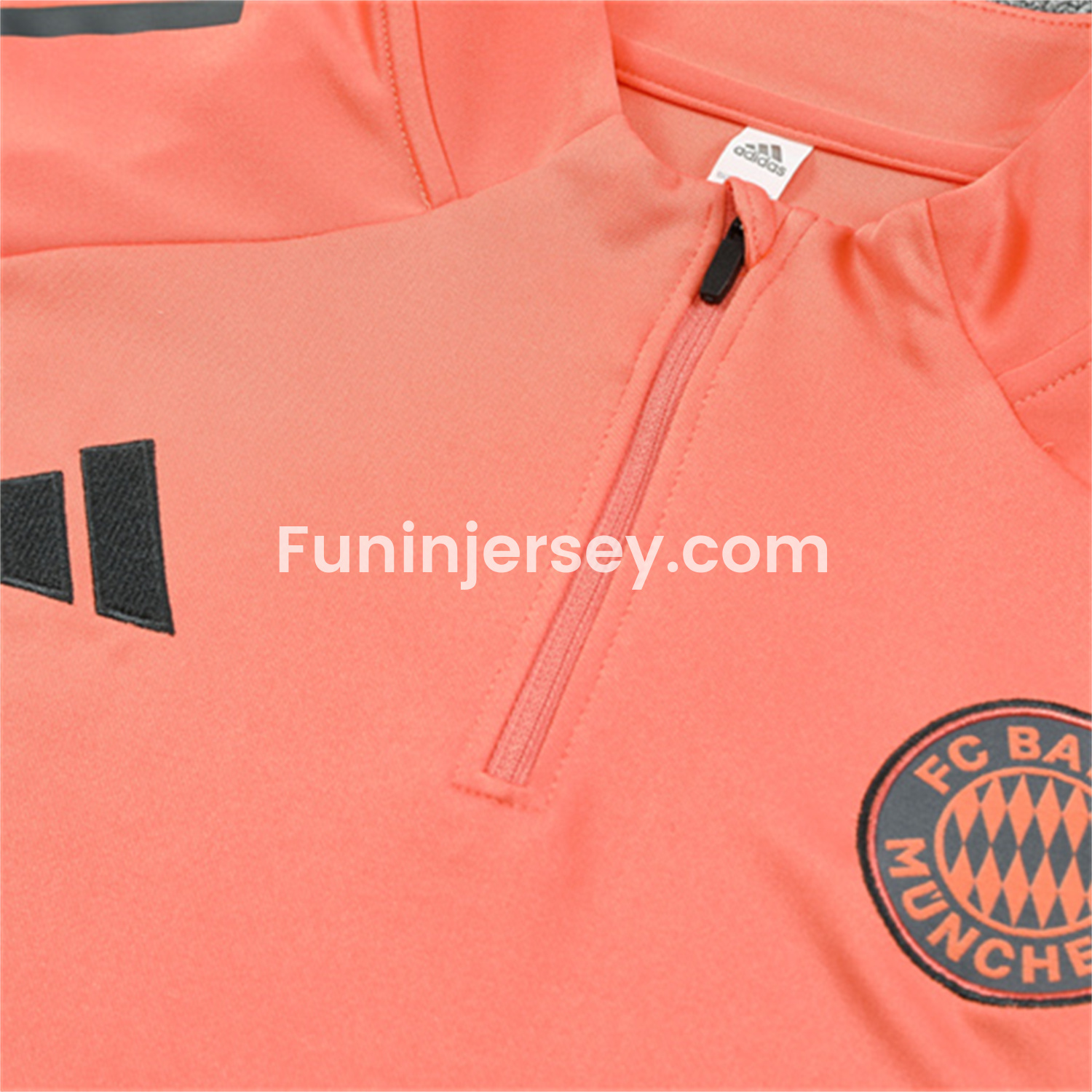 Funinjersey-Bayern Munich 25-26 Kid Long Sleeves Training Set - Orange Top & Gray Pants