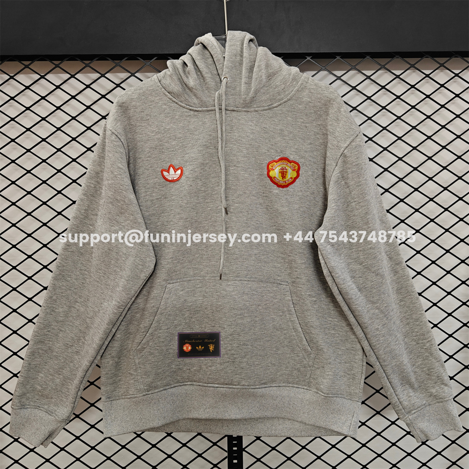 Funinjersey-Manchester United 25-26 Originals Terrace Icon Unisex Pullover Hoodie